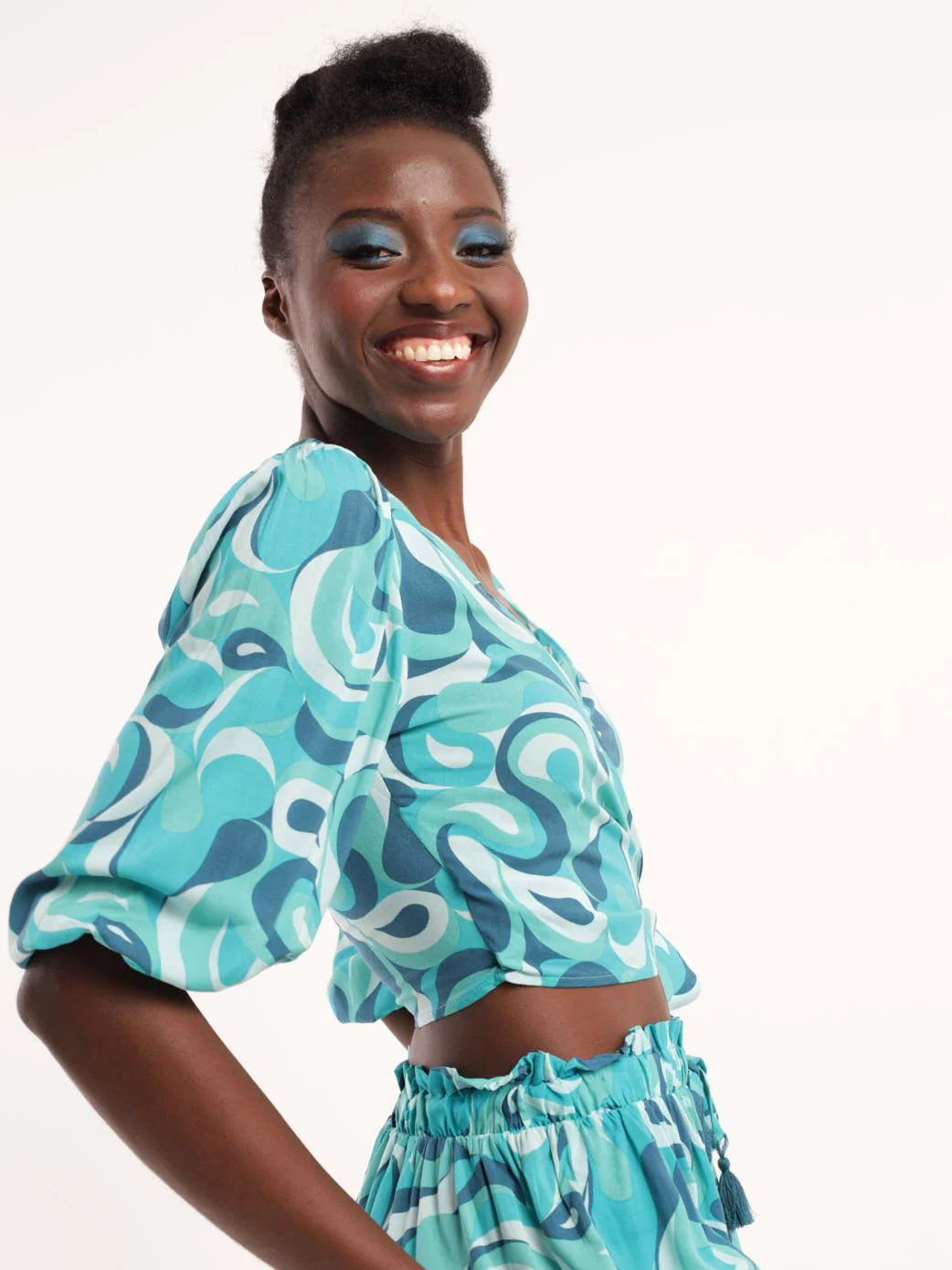 Wrap Front Blouse - Image 3