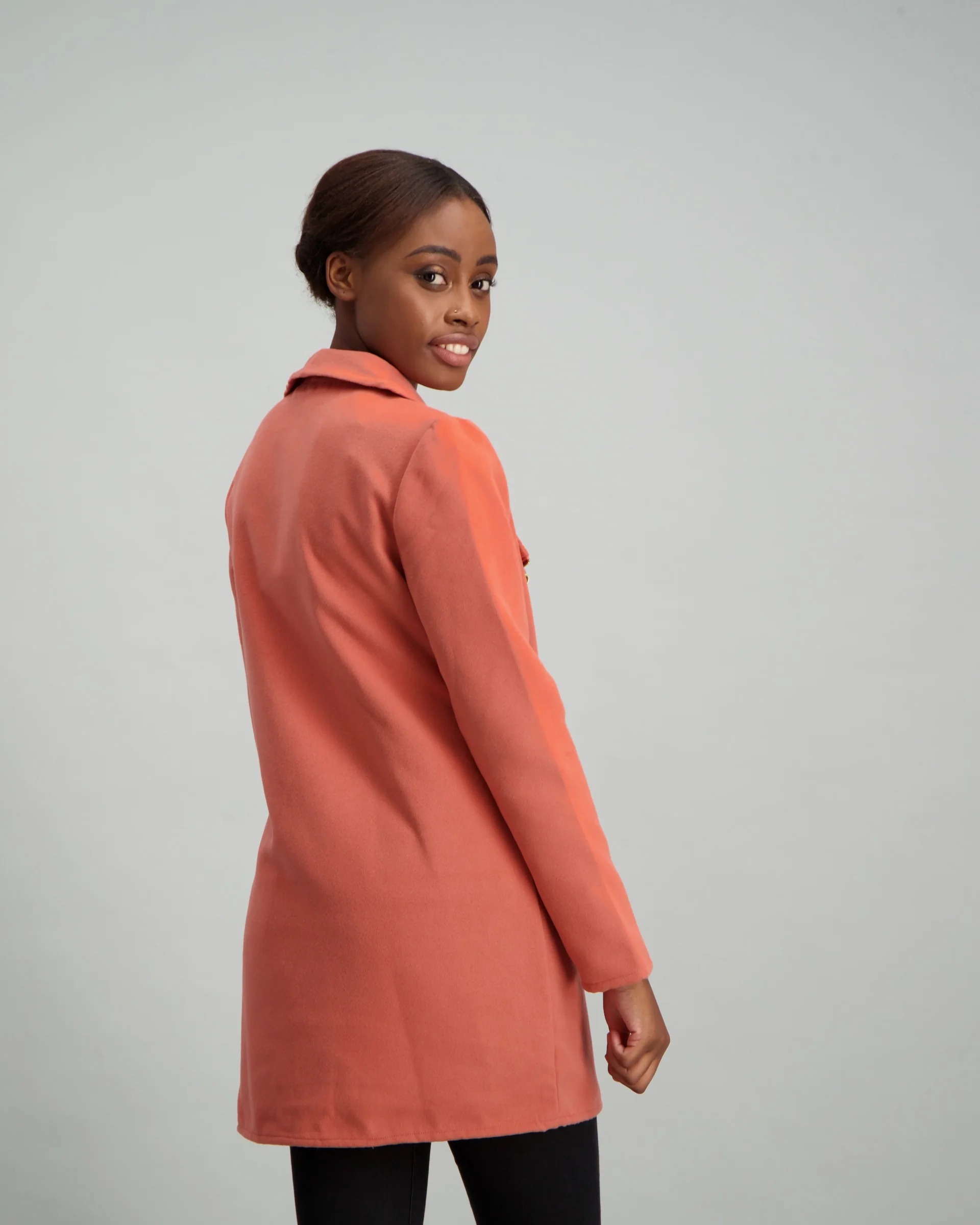 Zip Front Jacket - Rose - Image 5