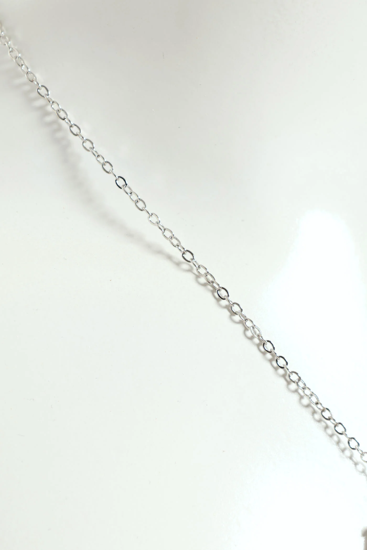 Large Diamond Pendant & Matching Stud Earrings - Silver - Image 4