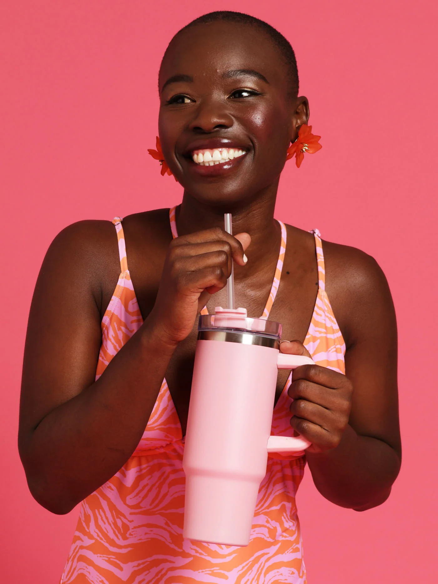 Large Handle Cup - Pink