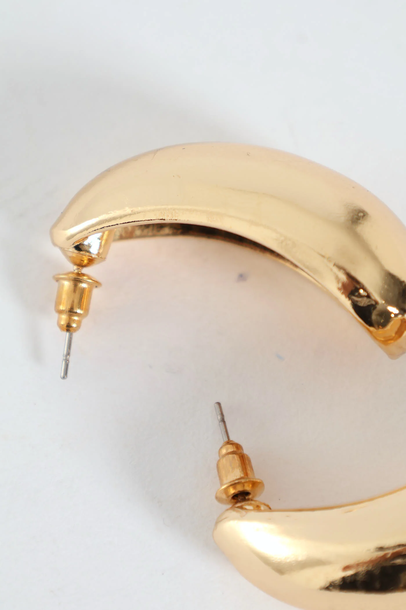 Large Teardrop Earrings - Gold - Image 3