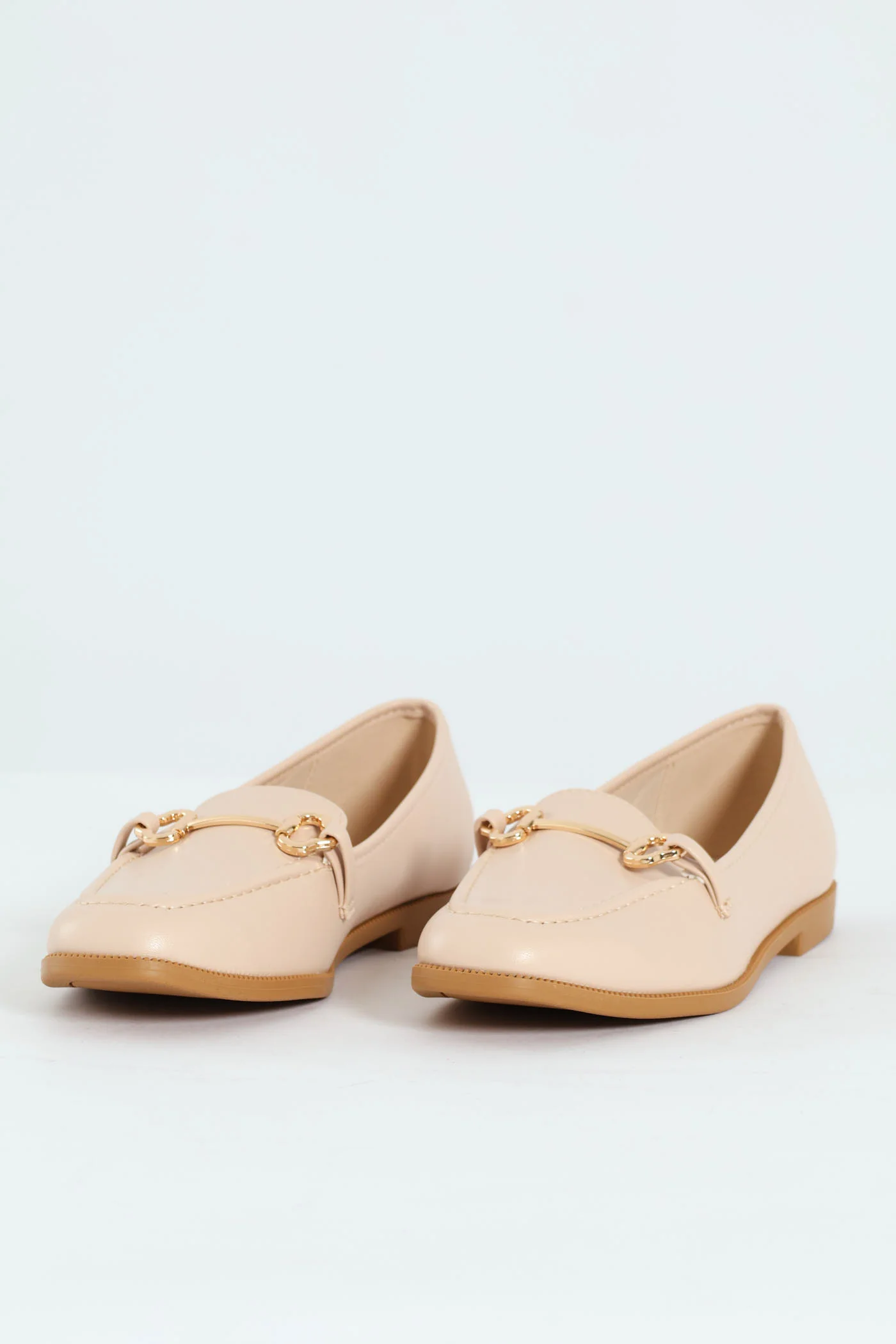 Loafer With Bar Trim - Off White - Image 3