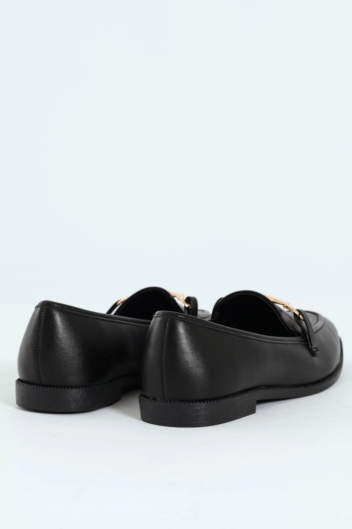 Loafer With Shaped Bar Trim - Black - Image 6