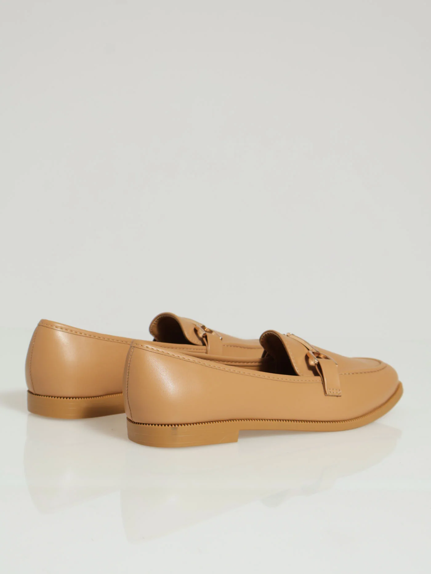 Loafer With Trim - Tan - Image 4