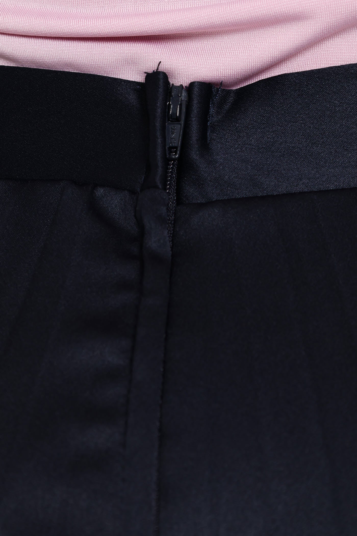 Long Length Pleated Skirt - Navy - Image 4