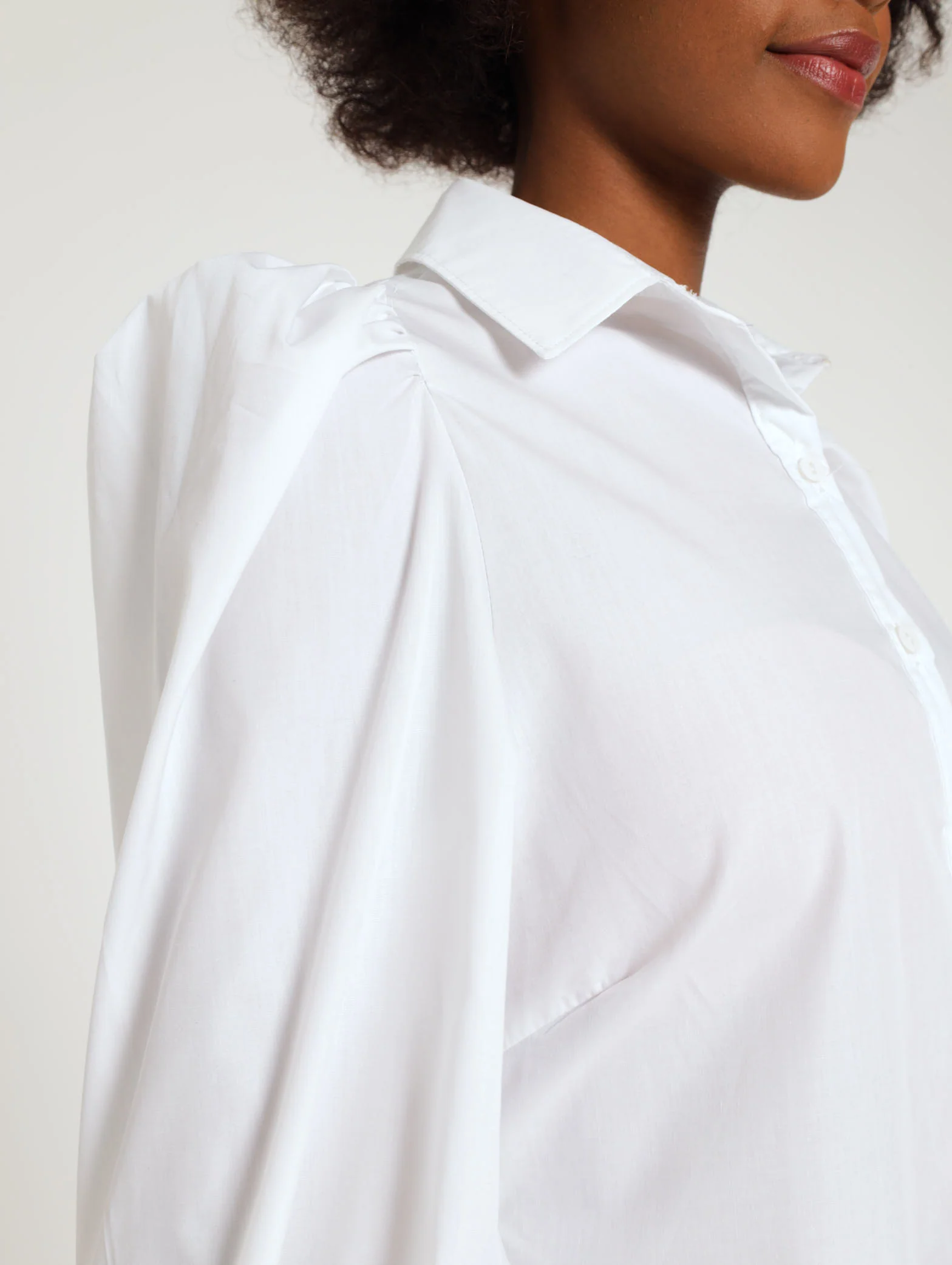 Long Sleeve Poplin Shirt Dress - Image 5