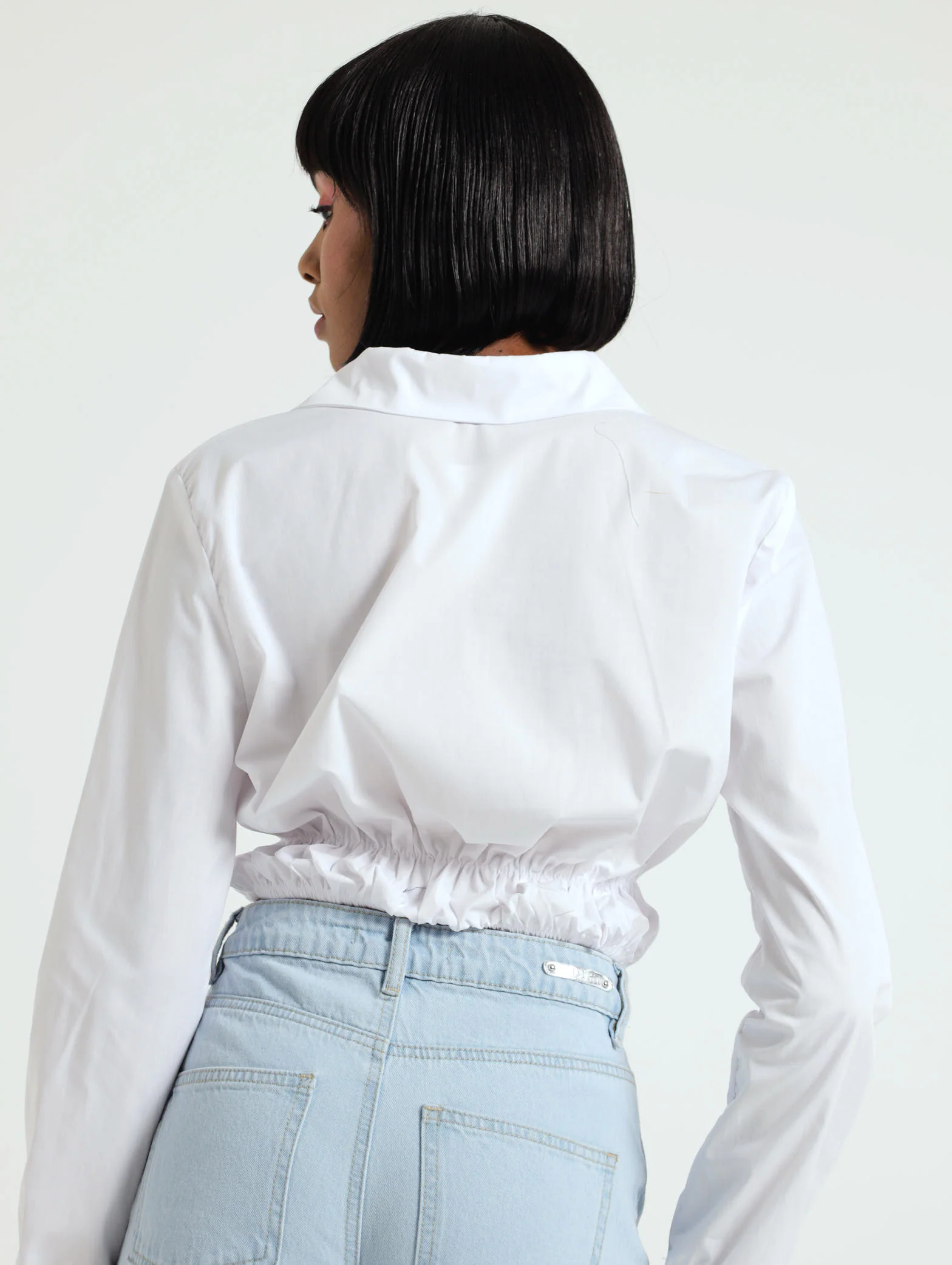 Long Sleeve Button Front Shirt - Image 3