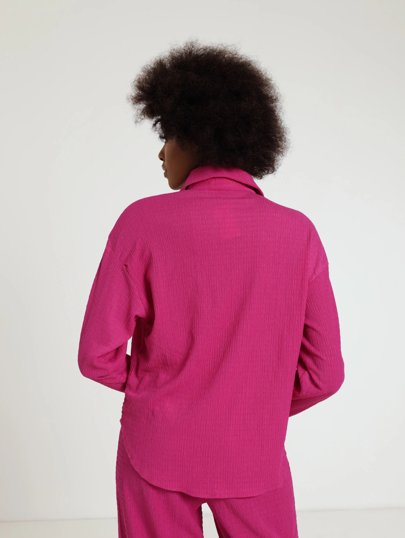 Long Sleeve Crinkle Shirt - Image 4