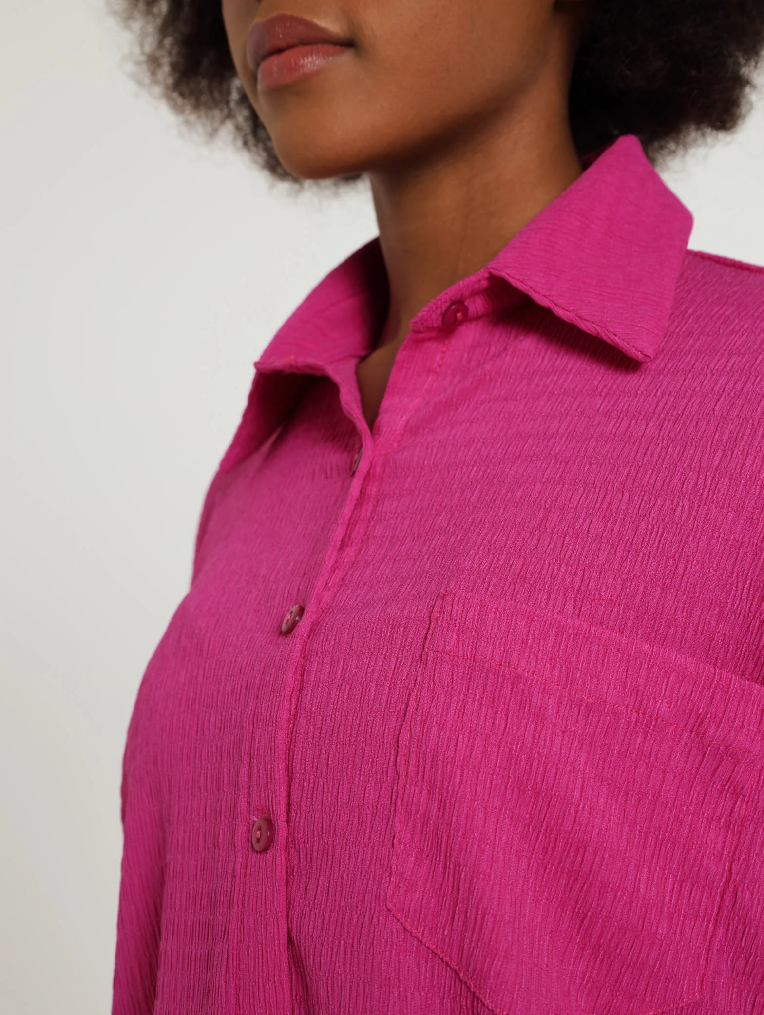 Long Sleeve Crinkle Shirt - Image 5