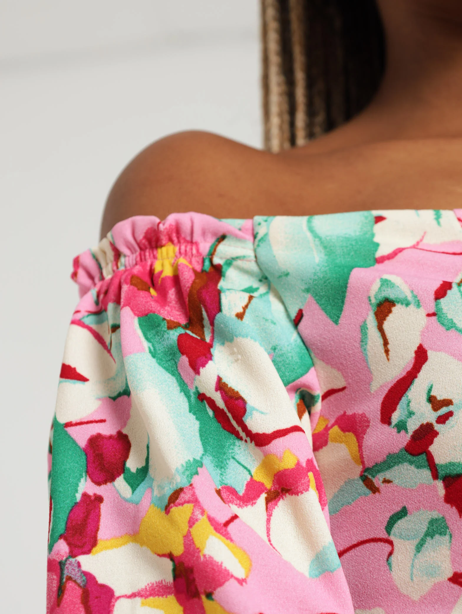 Long Sleeve Floral Print Bodycon - Image 5