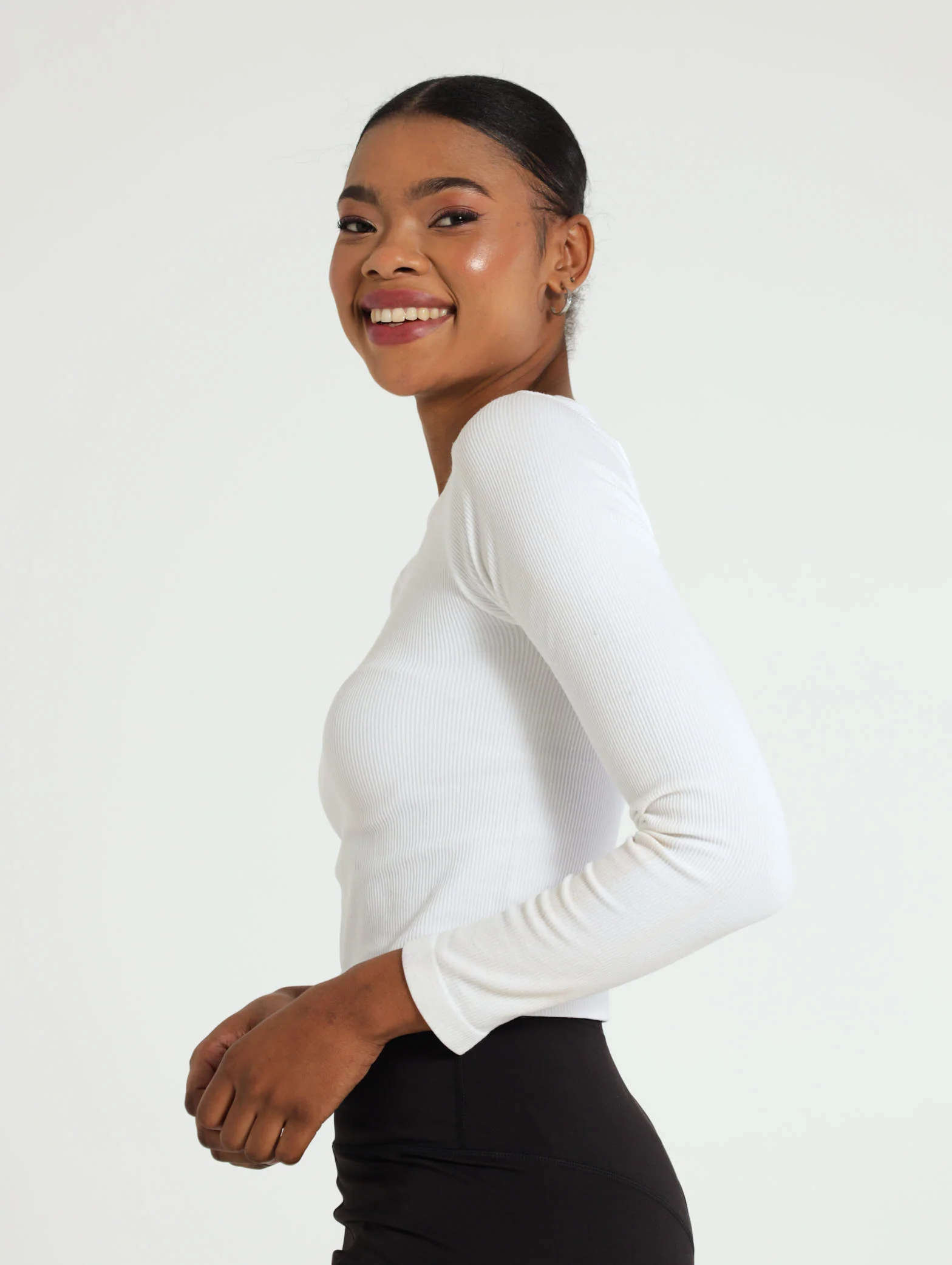 Long Sleeve Seamless Top - Image 2