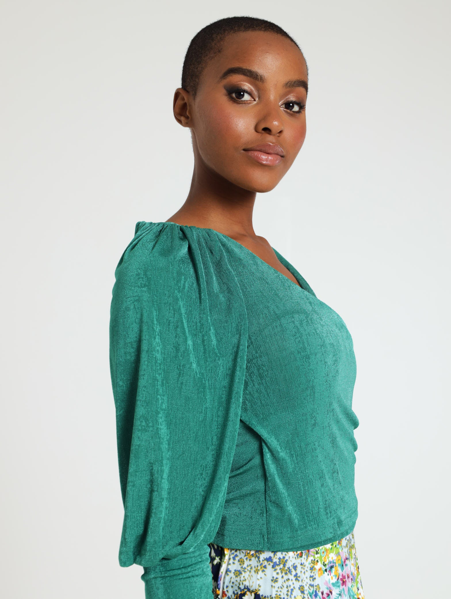 Long Sleeve Slinky Top - Image 2