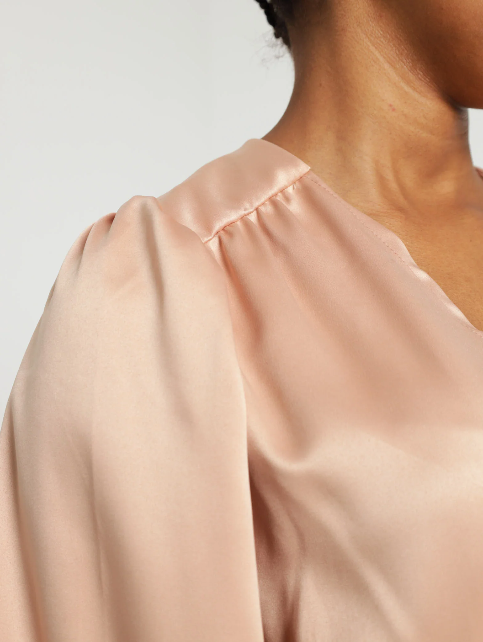 Long Sleeve Wrap Front Waisted Belt Top - Image 5