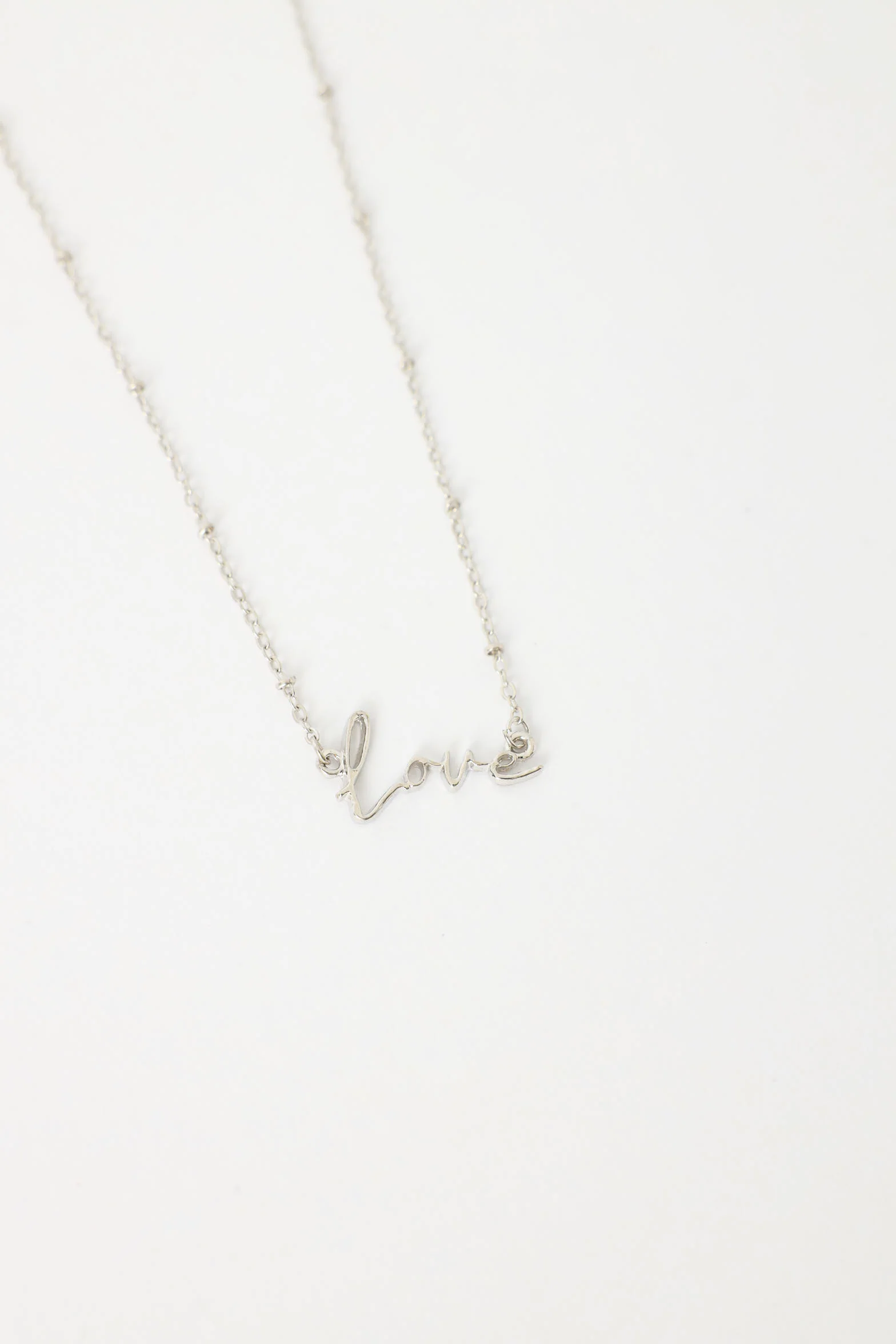 Love Necklace -  Silver - Image 2