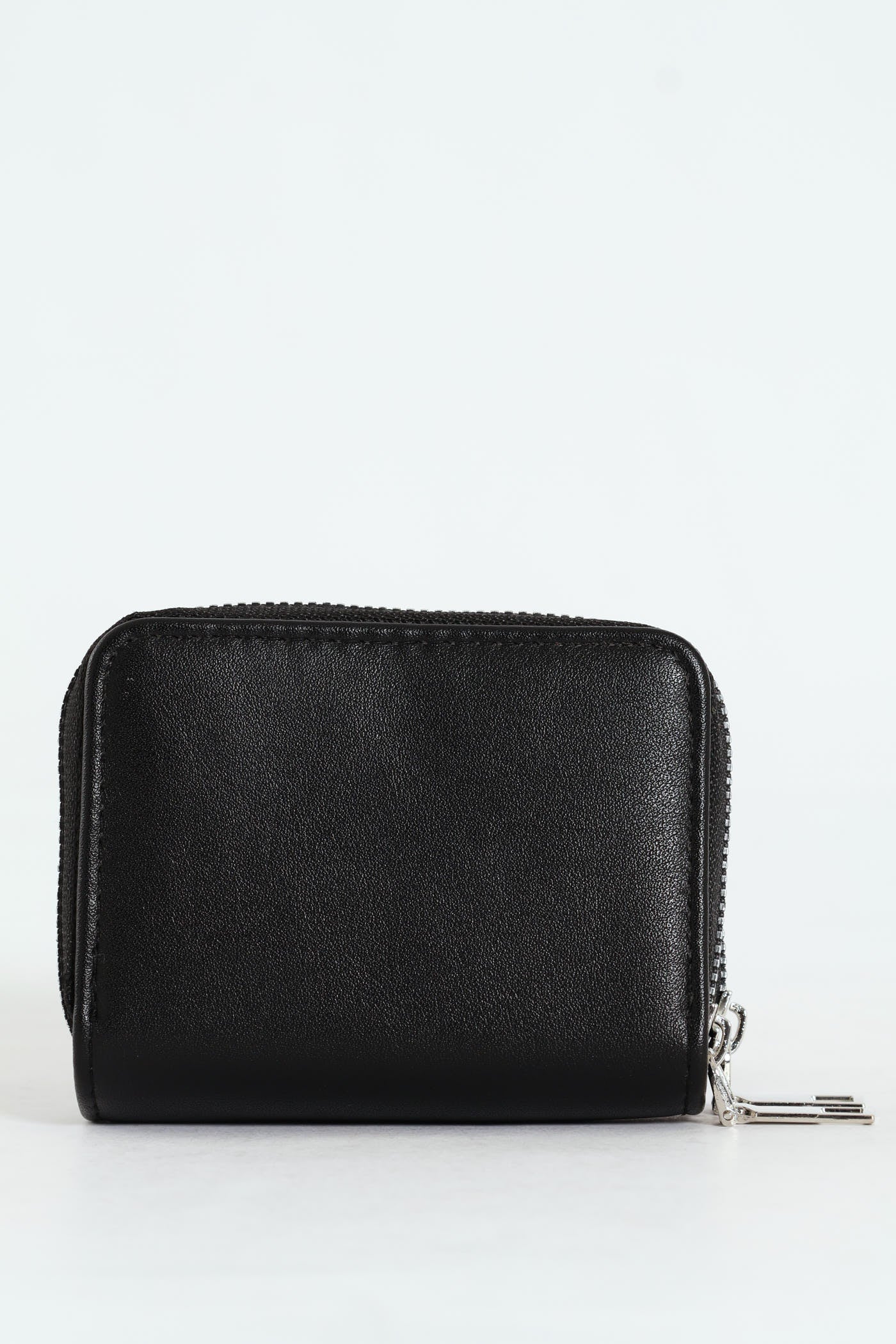 Love Slogan Double Zip Wallet - Black - Image 4