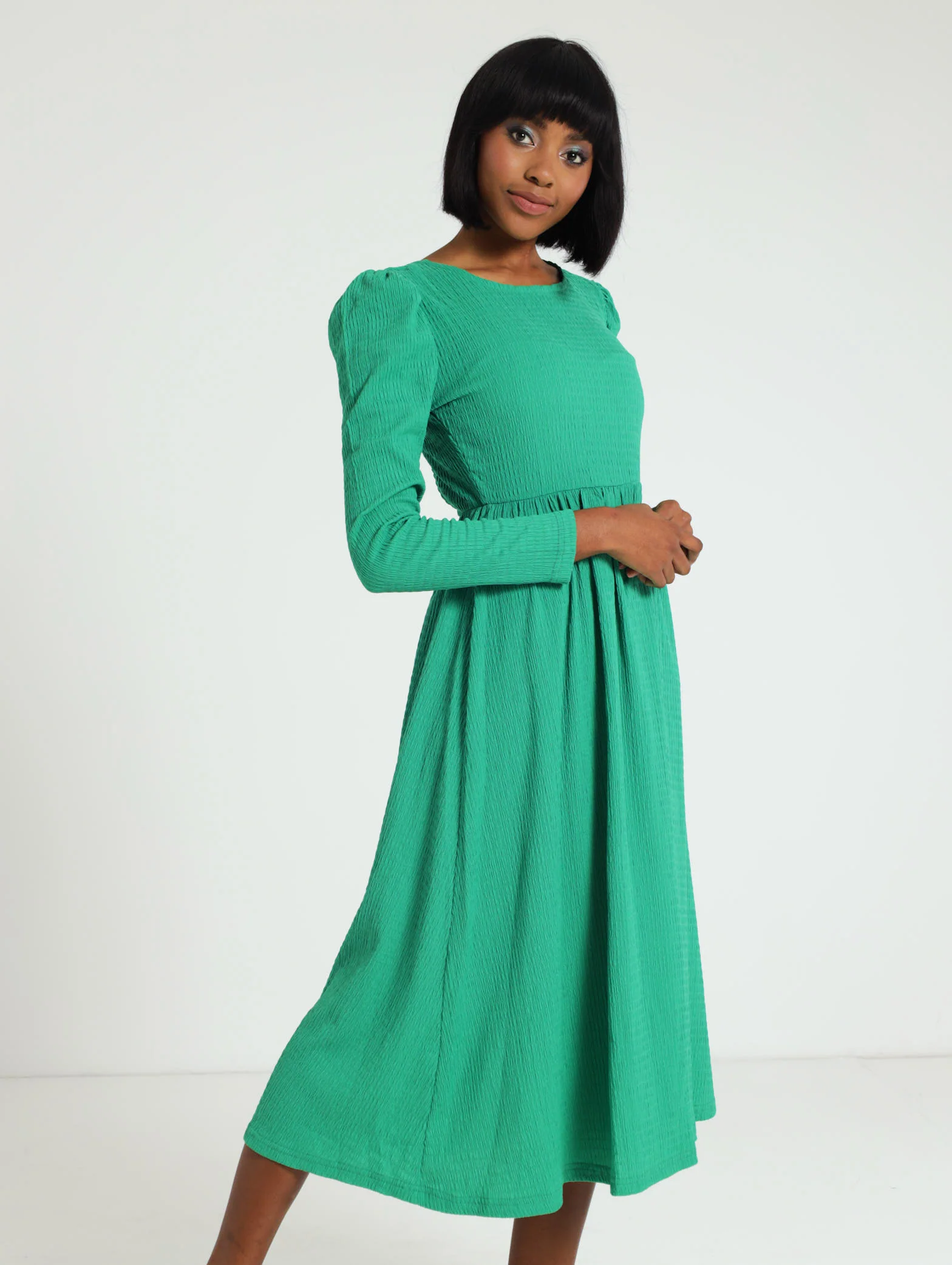 Long Sleeve Maxi Knit Dress - Image 3