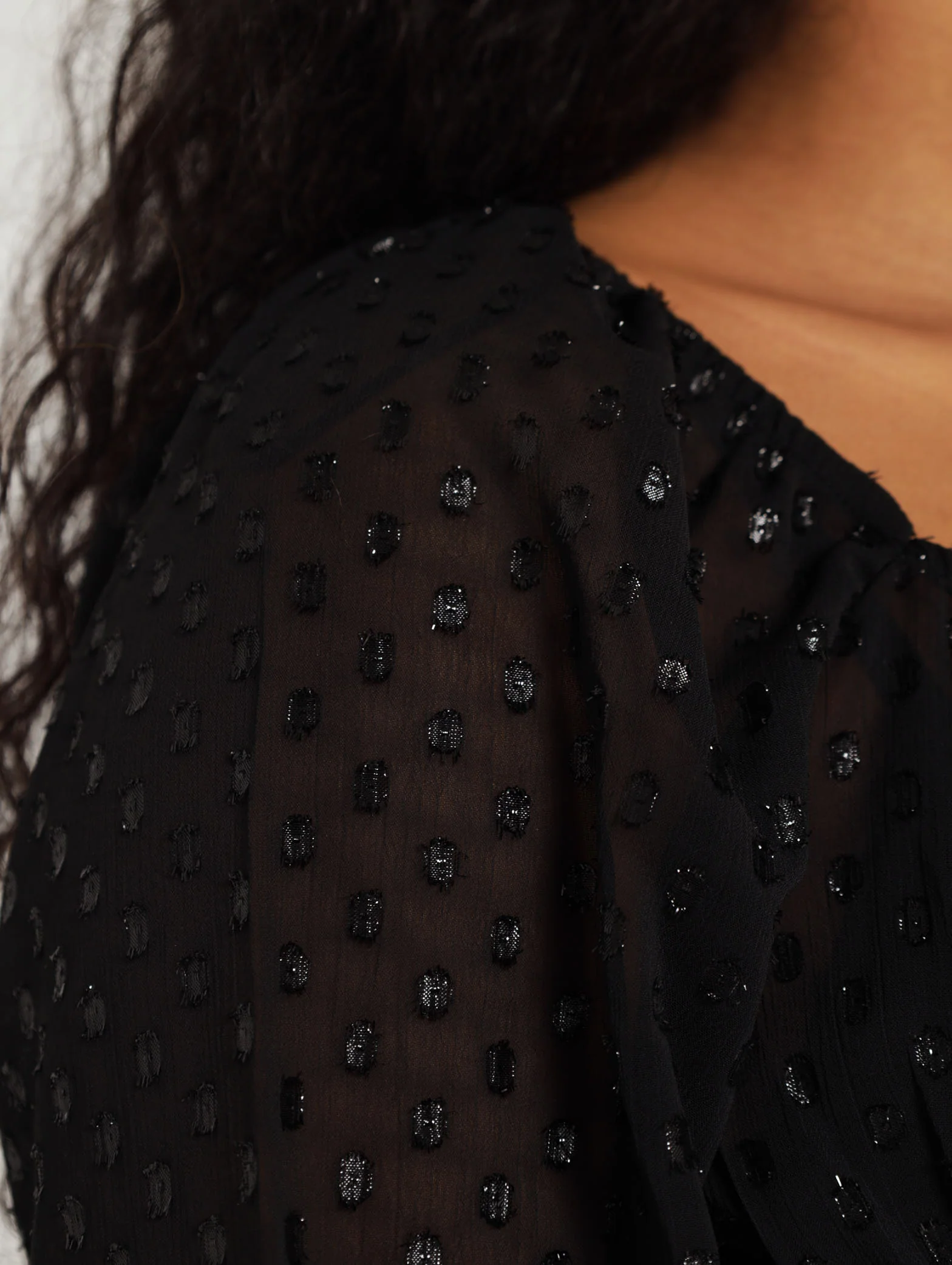 Lurex Blouse Top - Image 4
