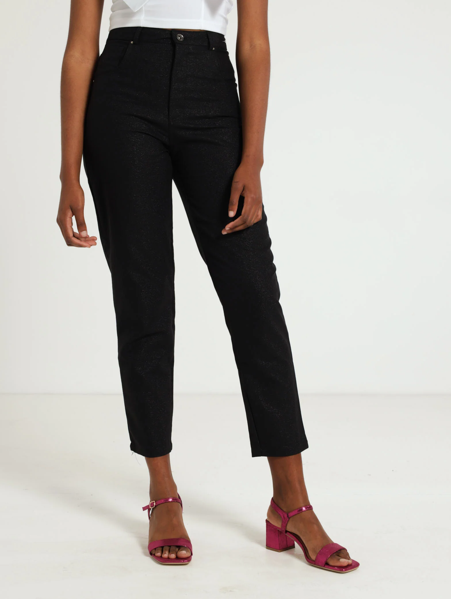 Lurex Mom Jean