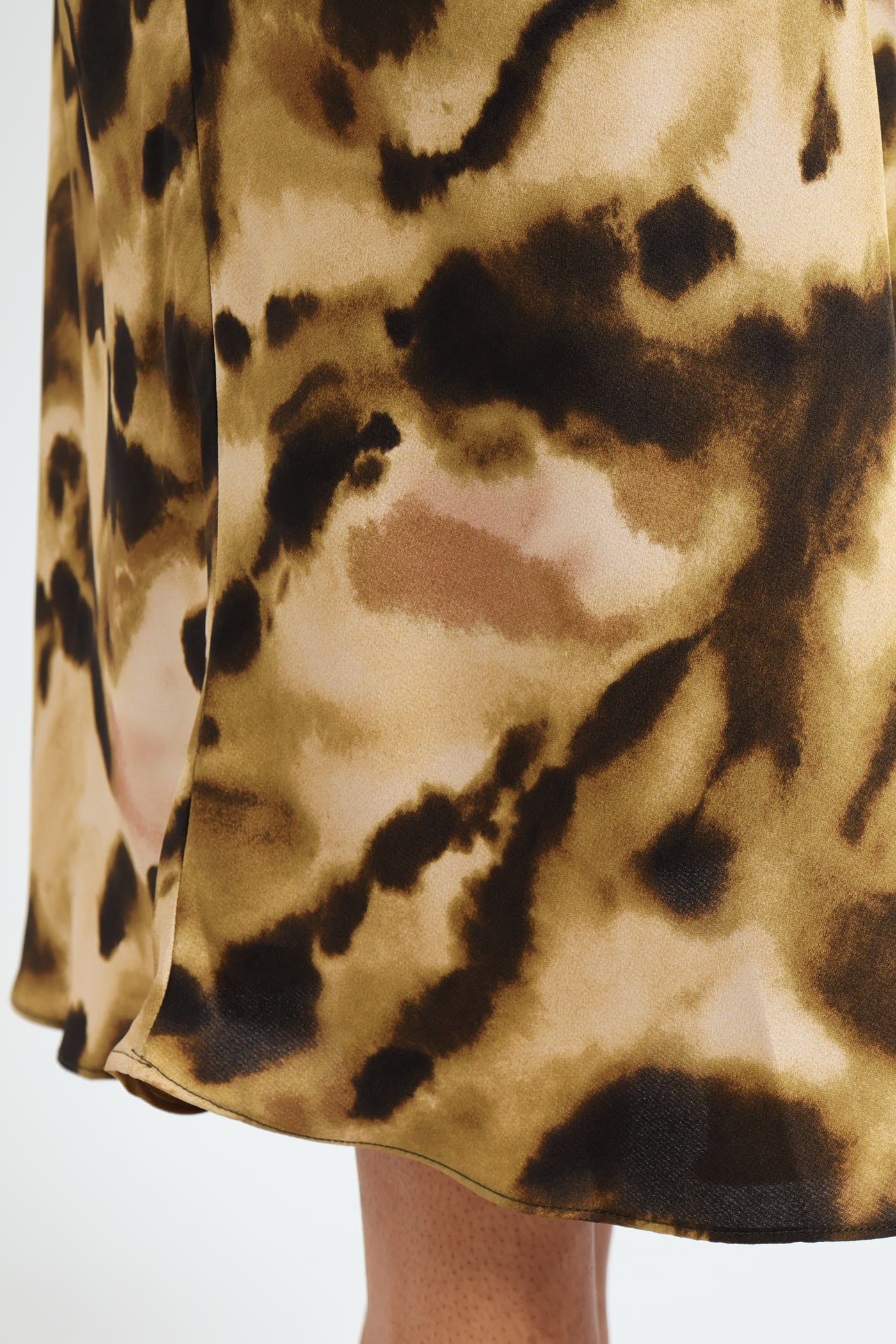 Marble Print Slip Skirt - Fatigue/Stone - Image 5