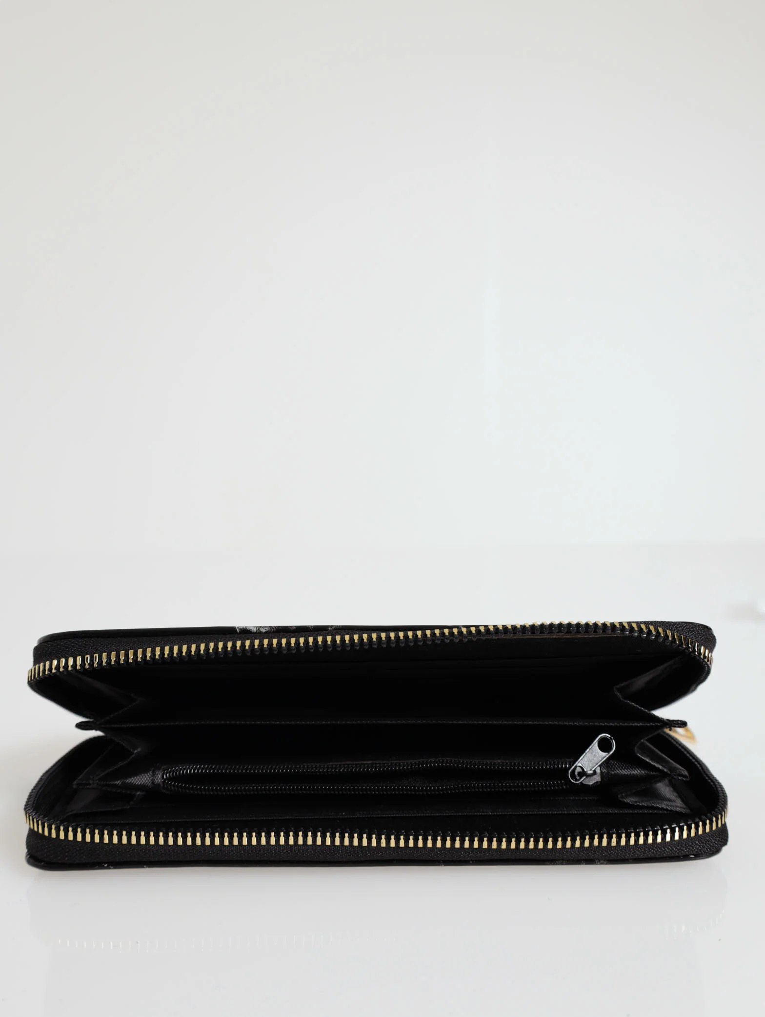 Marble Zip Wallet - Black - Image 4
