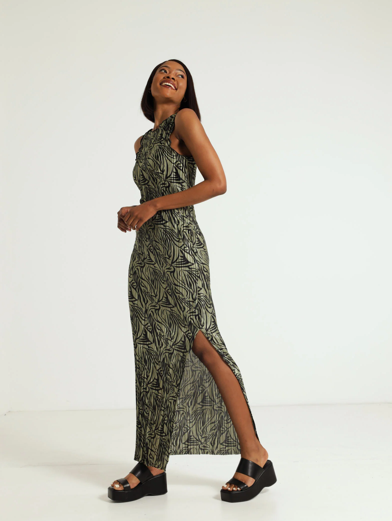 Maxi Animal Bodre Dress - Image 2
