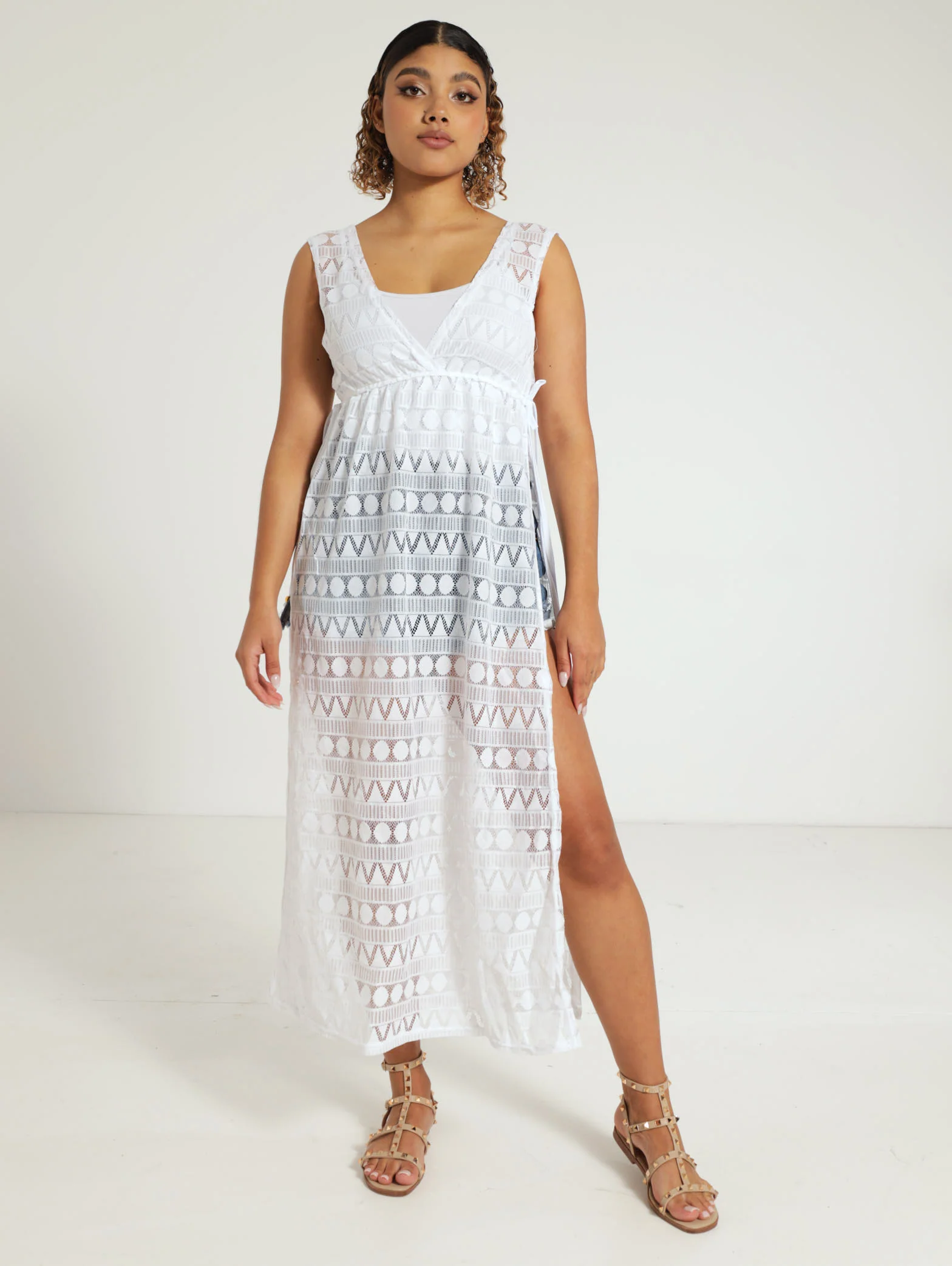Maxi Side Tye Cover Up