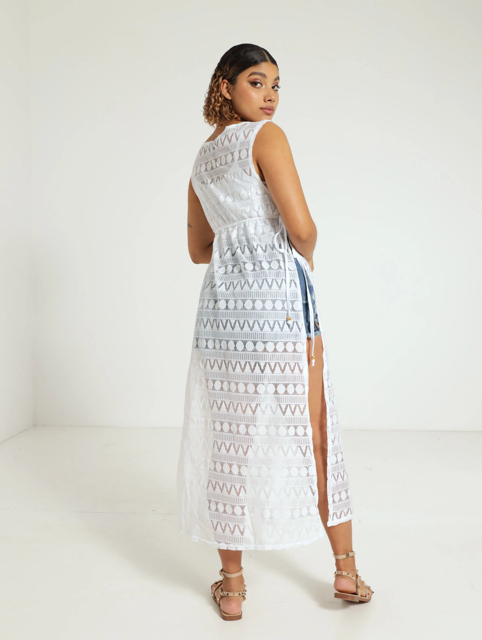 Maxi Side Tye Cover Up - Image 3