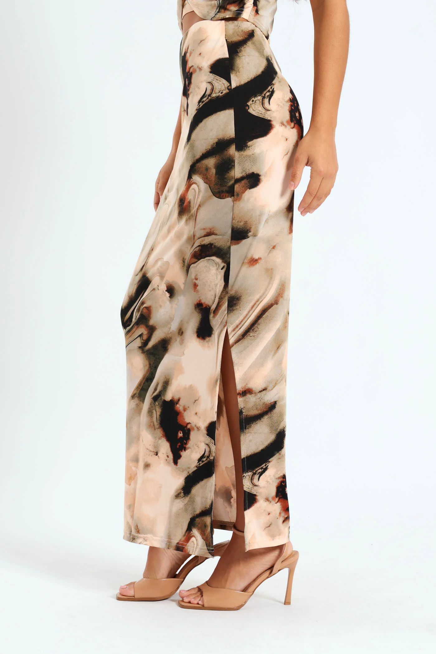 Maxi Slinky Skirt - Multi - Image 2