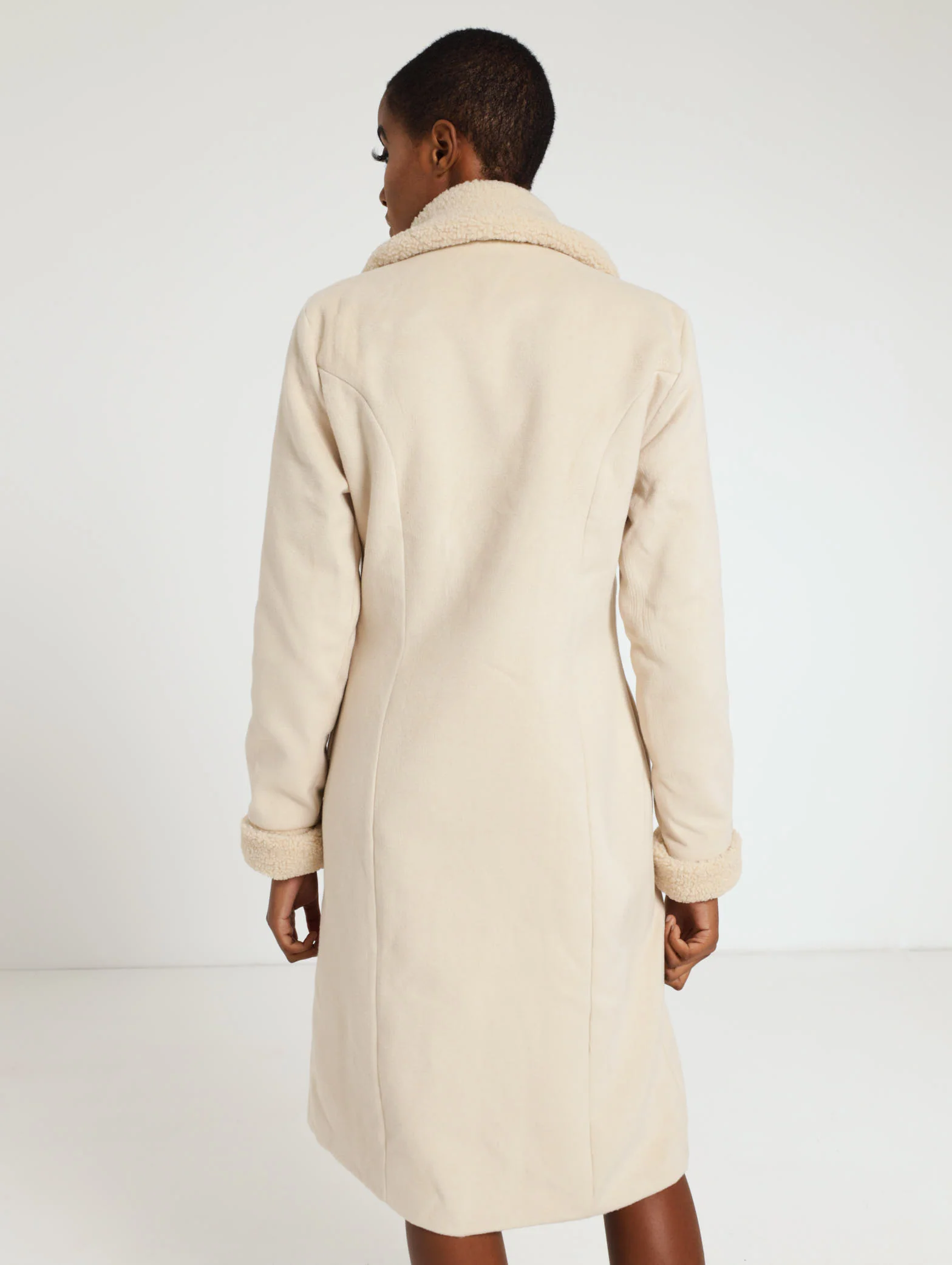 Melton Textured Sleeve Jacket - Image 3