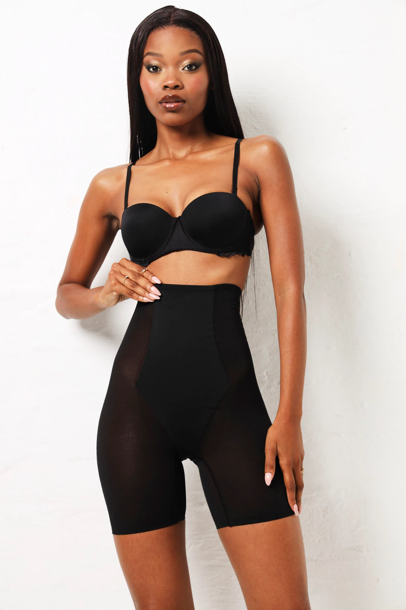 Mesh Control Cycle Short Shaper - Black - Image 6