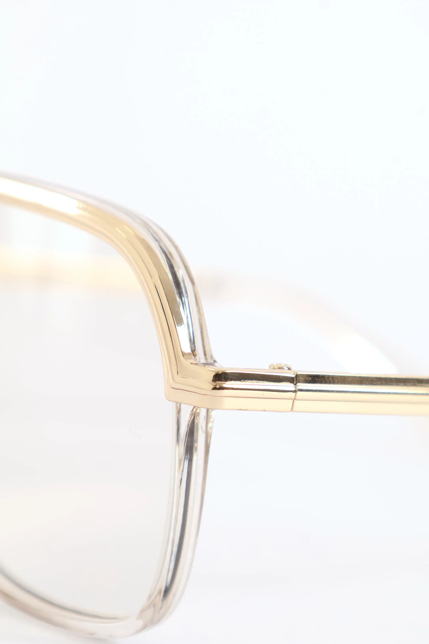 Metal Frame Retro Side Bar Sunglasses - Light Brown - Image 2