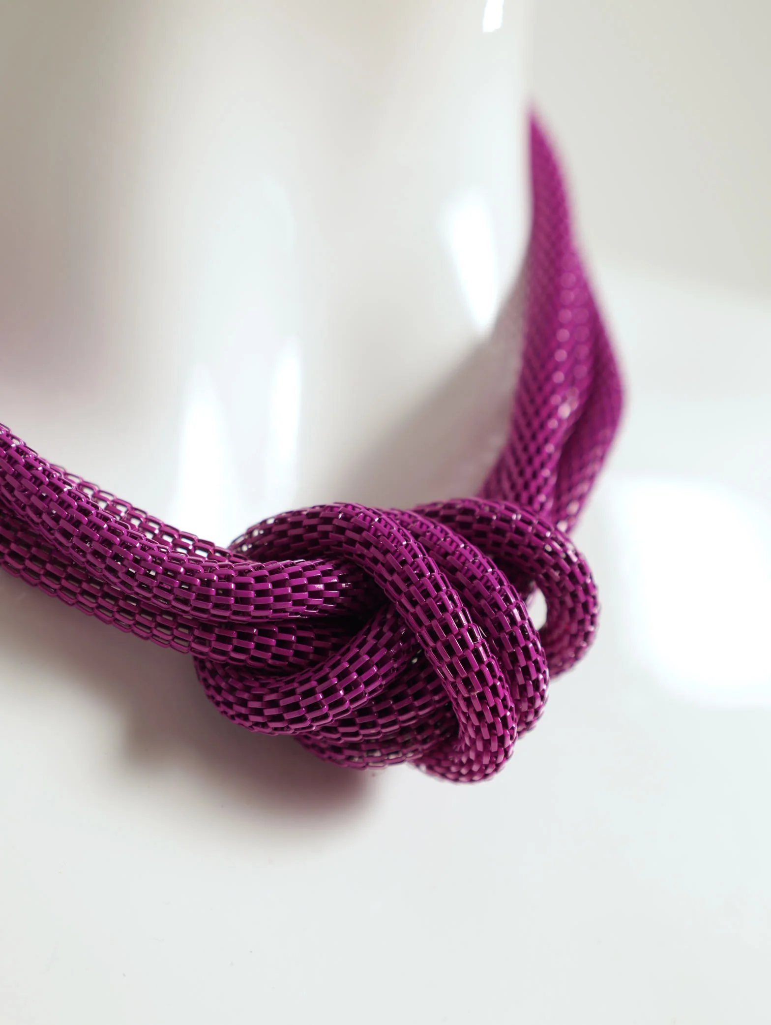 Metal Knotted Statement Choker - Image 2