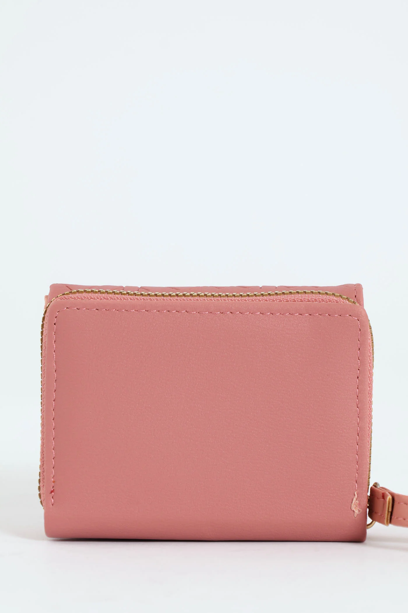 Metal Logo Compartment Wallet - Pink - Image 6