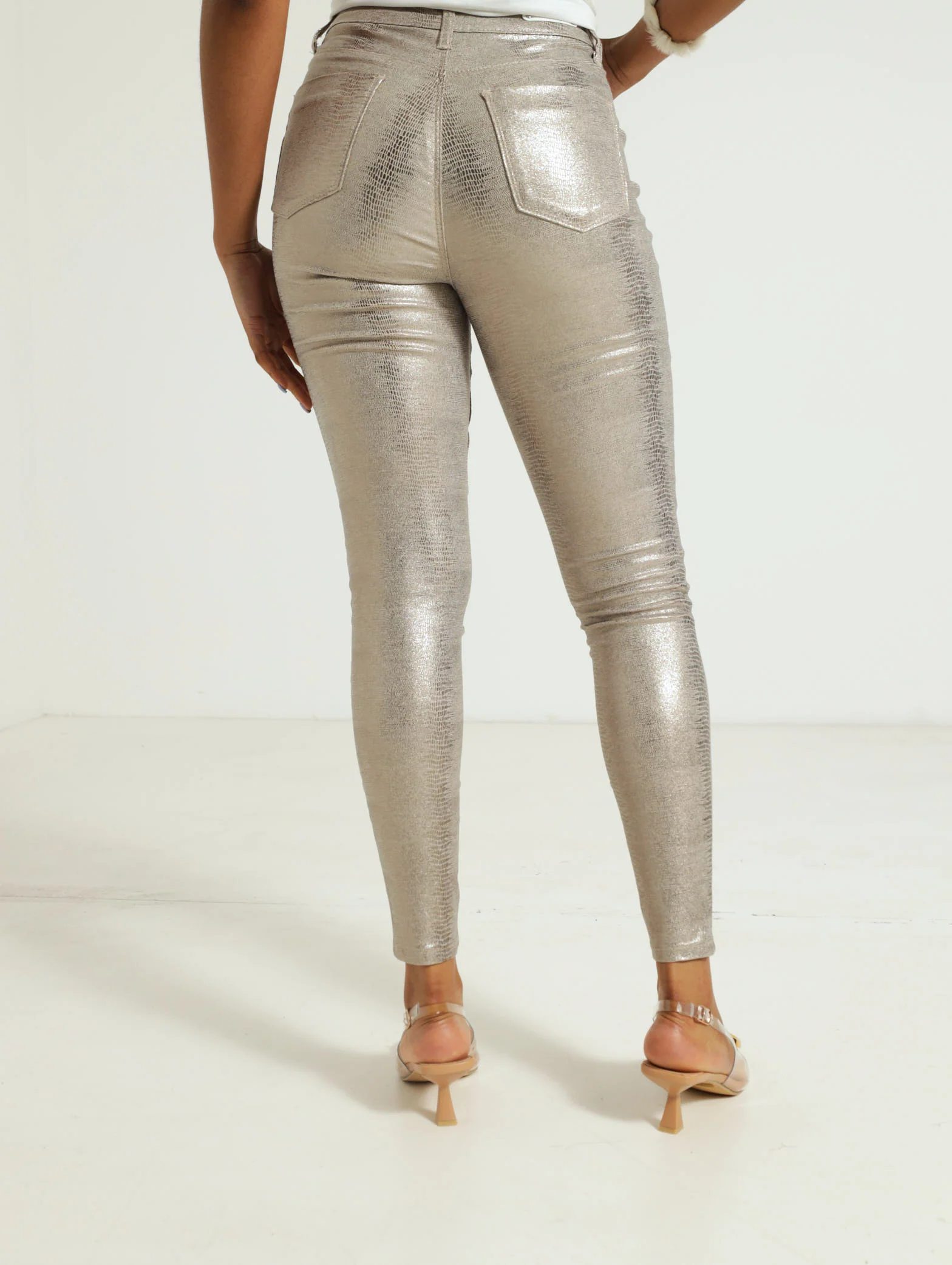 Metallic Skinny Jean - Image 3