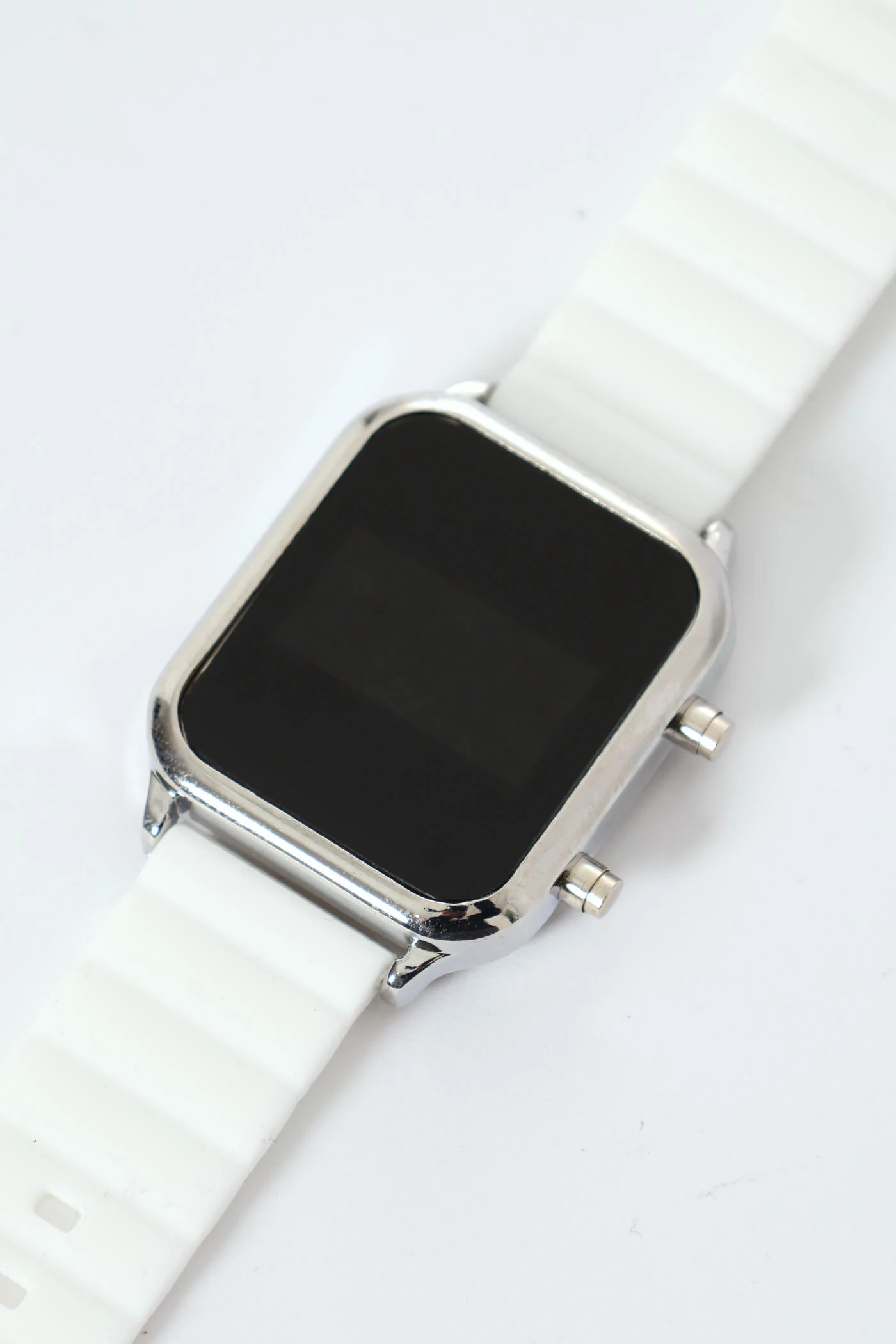Minimal Contrast Digital Watch - White - Image 2