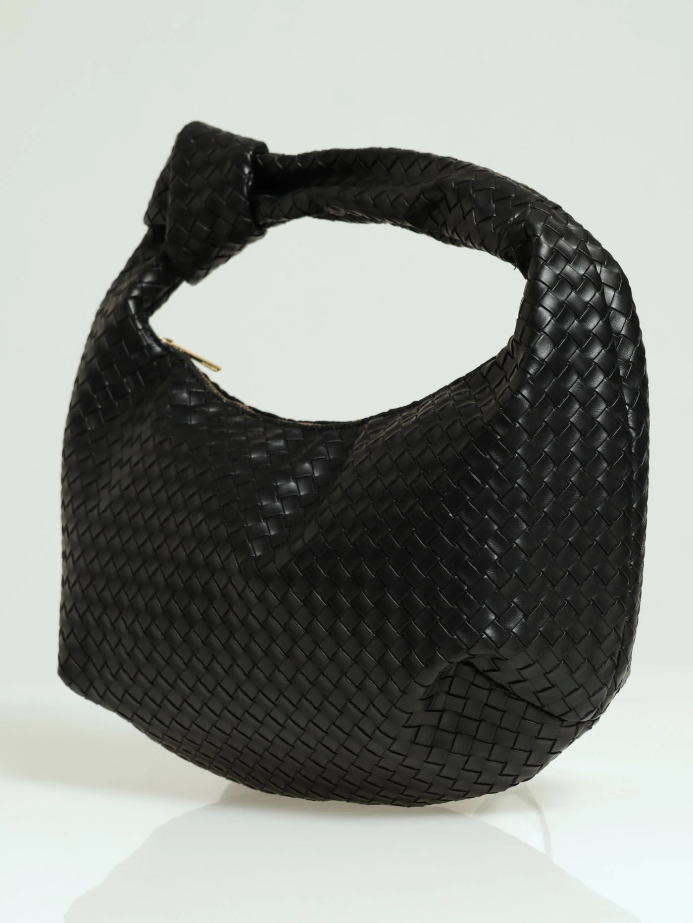 Minimal Half Moon Bag - Black - Image 3