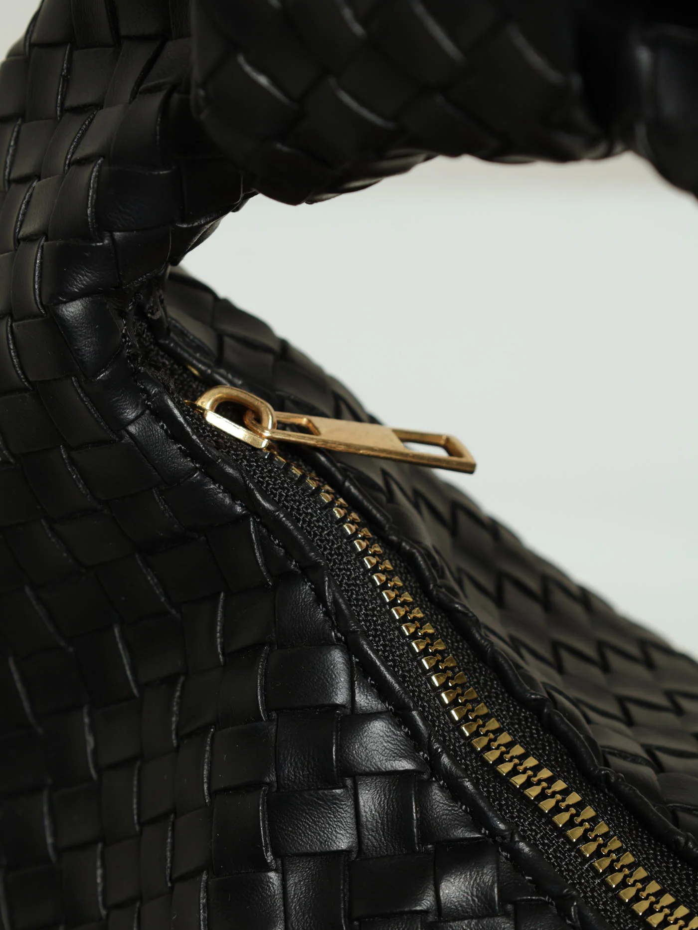 Minimal Half Moon Bag - Black - Image 5