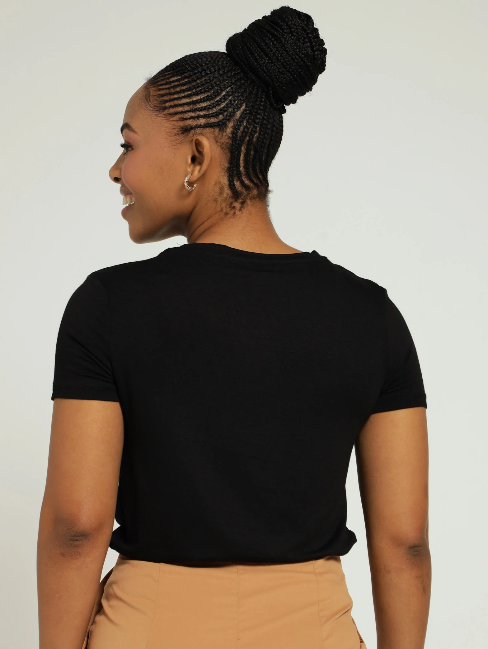 Mon Amour Slogan Tee - Black - Image 3