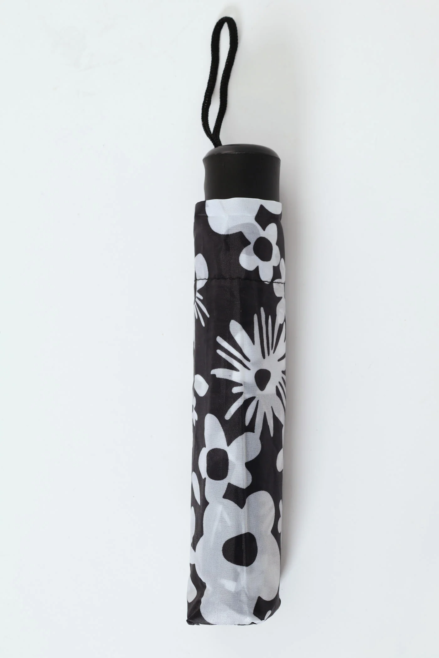 Monochrome Floral Umbrella - Black/White - Image 2