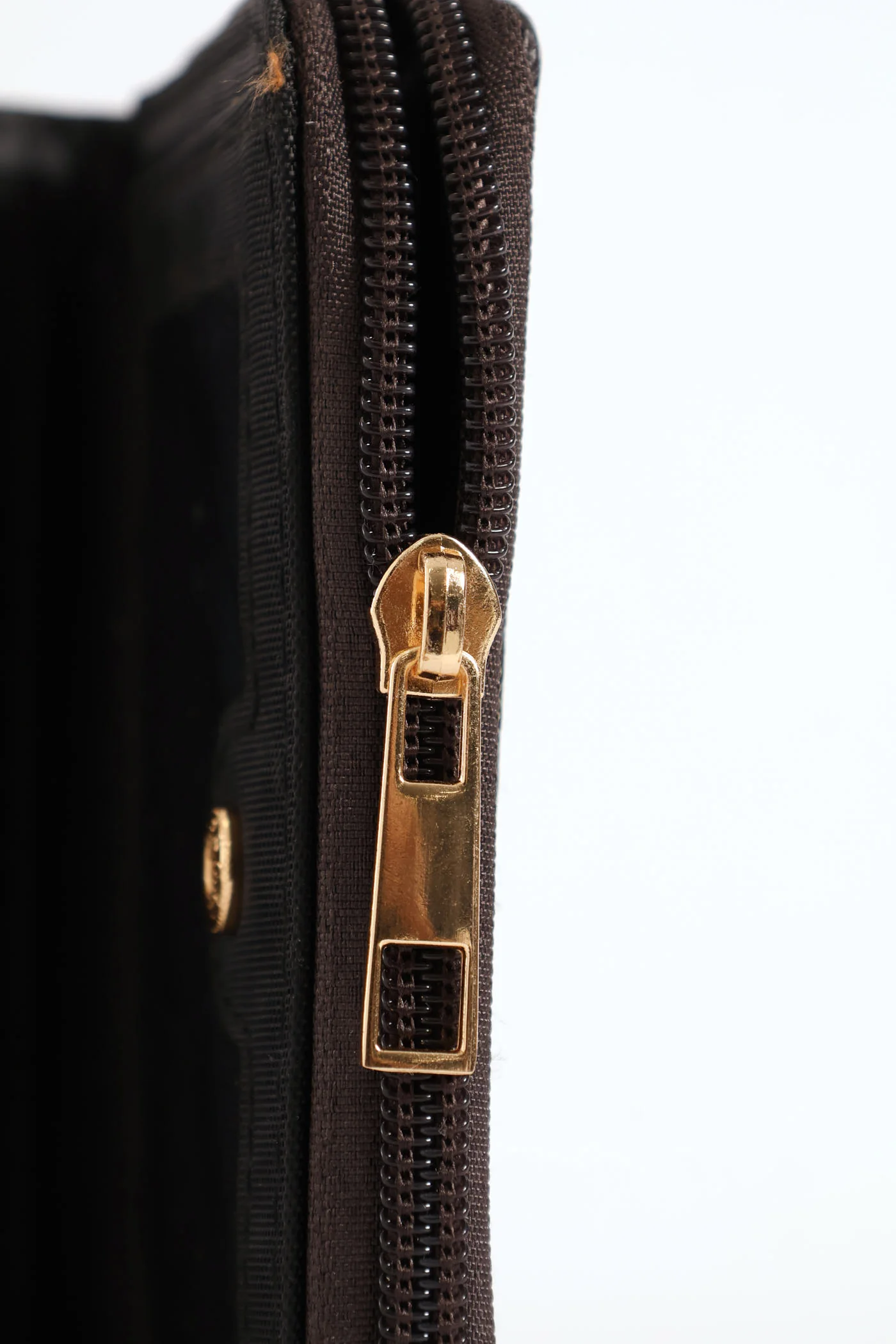 Monogram Bee Trim Compartment Wallet - Black - Image 4