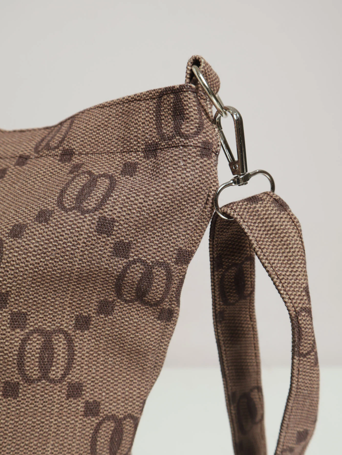 Monogram Canvas Shopper Bag - Brown - Image 4