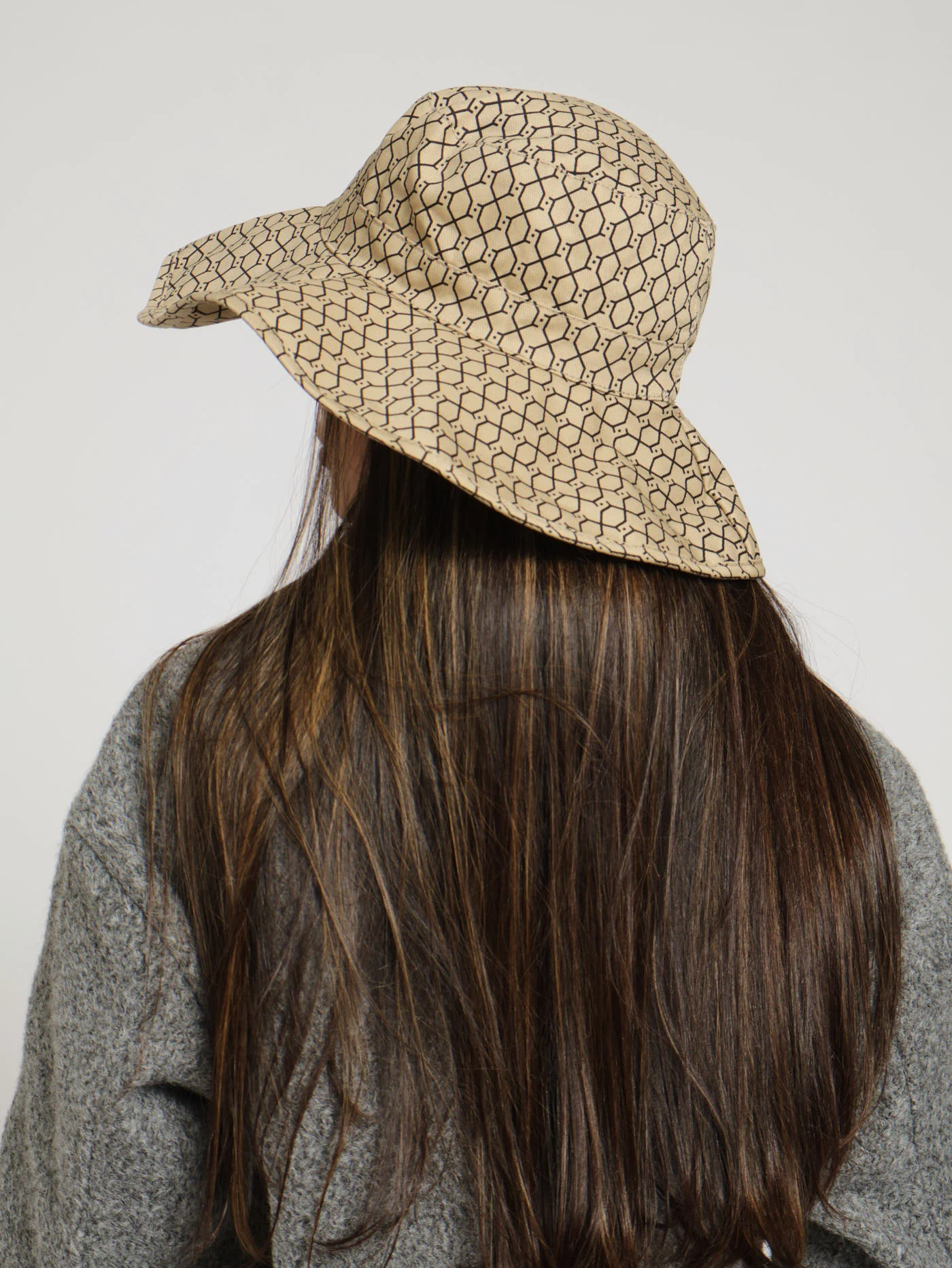 Monogram Long Brim Bucket Hat