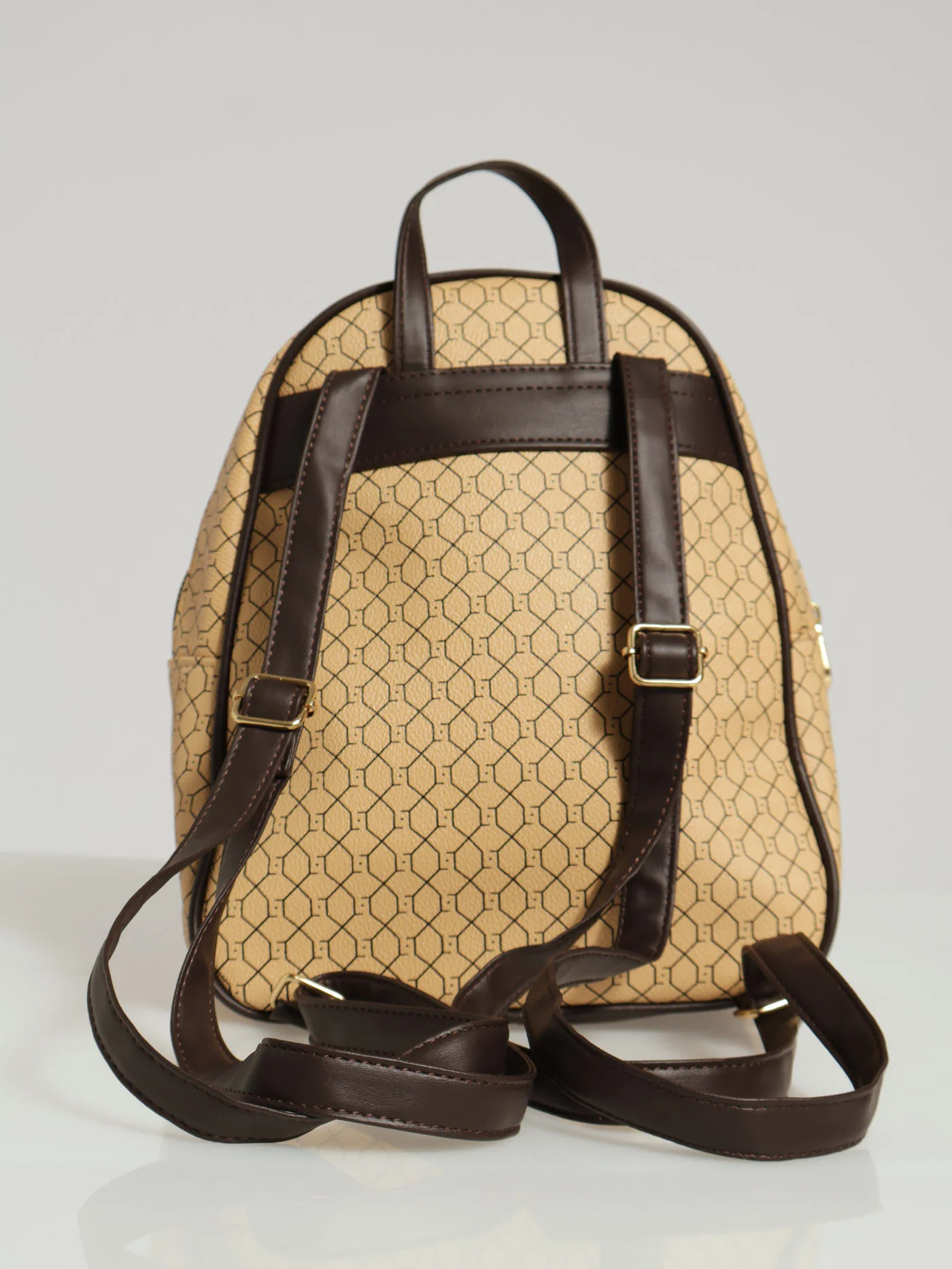 Monogram Neutral Backpack - Brown - Image 3