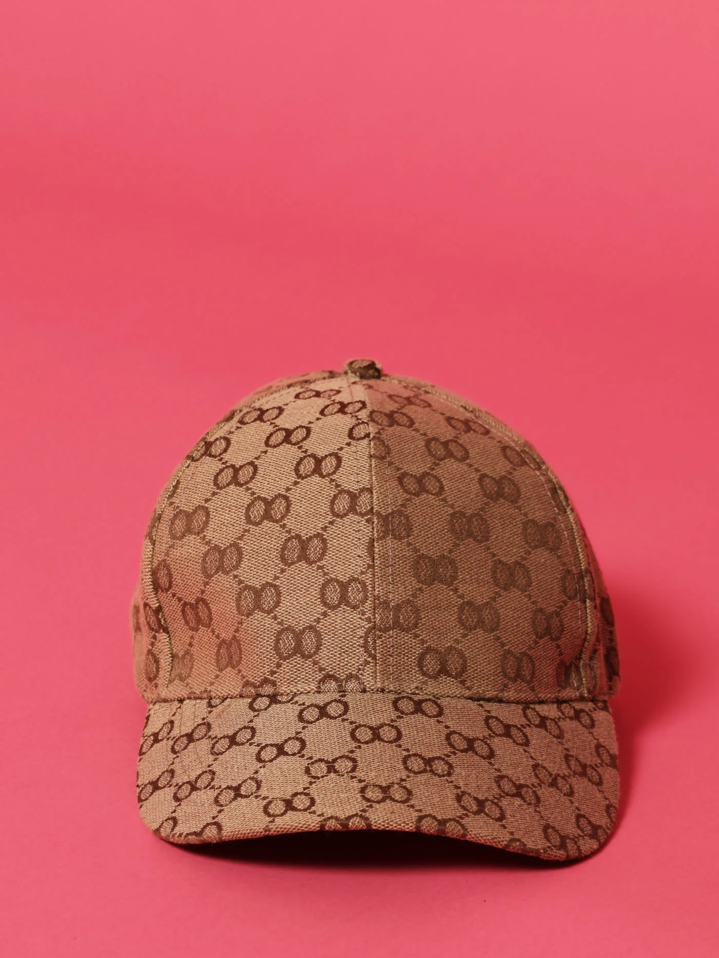 Monogram Peak Cap - Brown