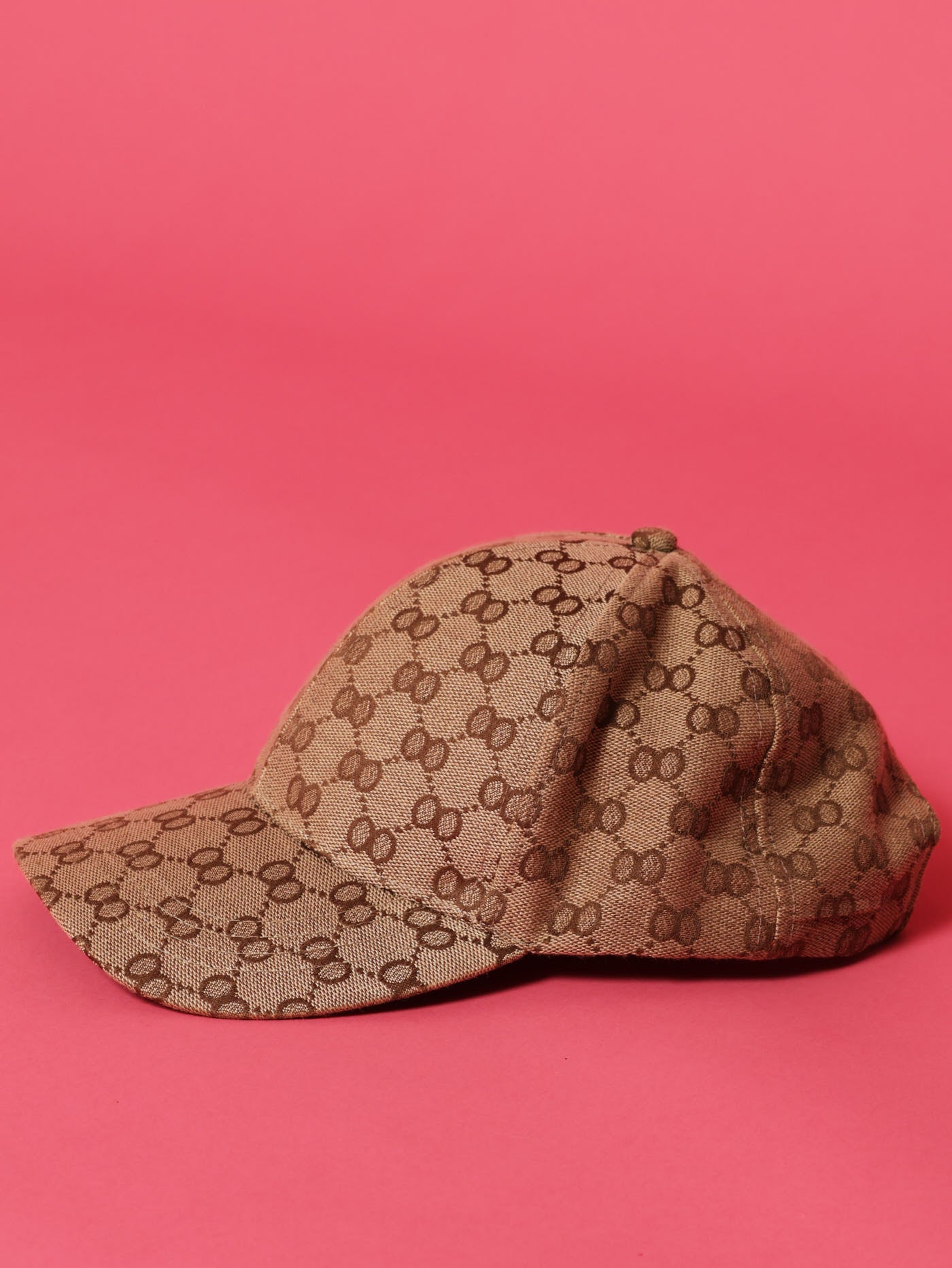 Monogram Peak Cap - Brown - Image 2