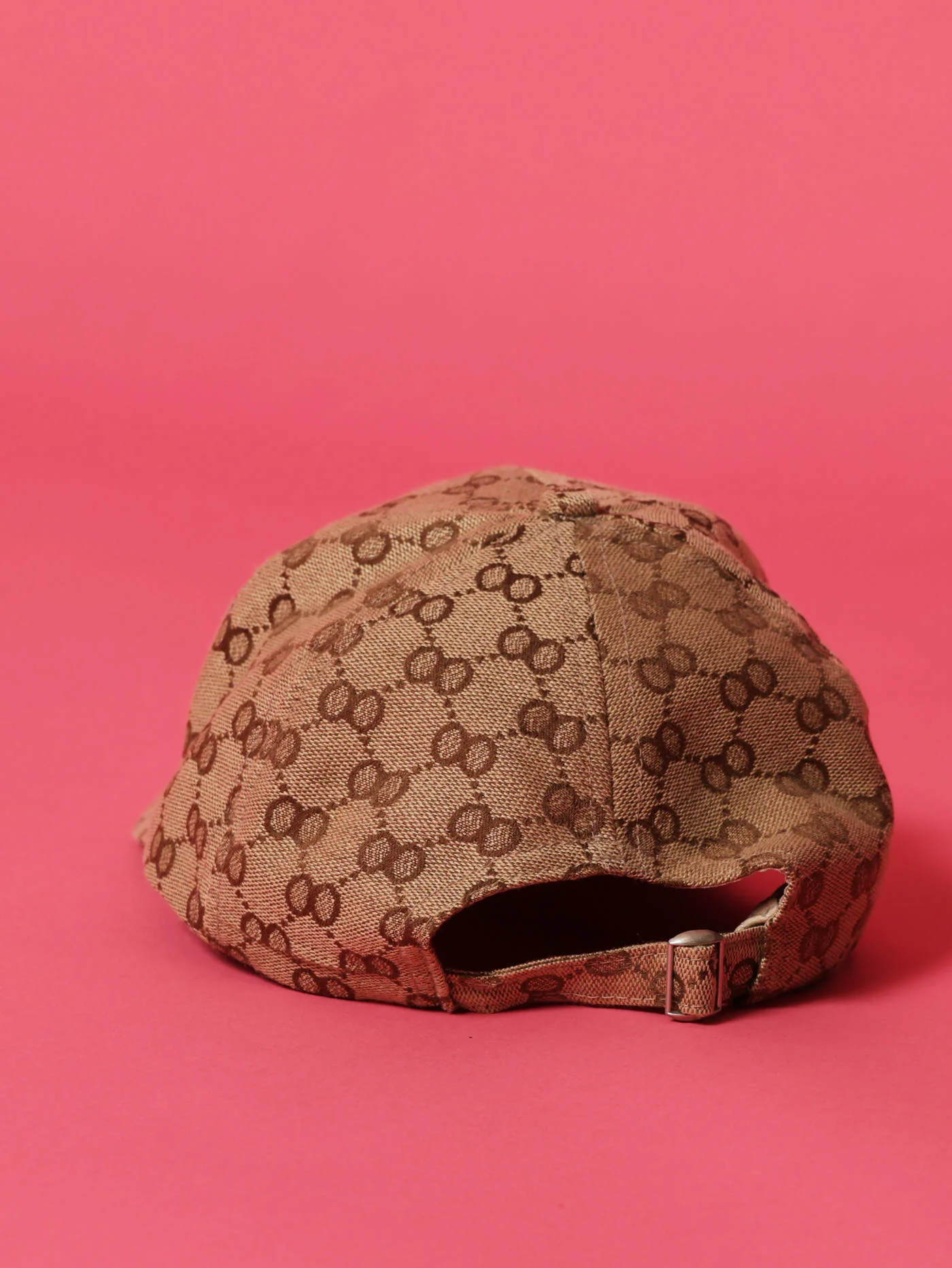 Monogram Peak Cap - Brown - Image 3