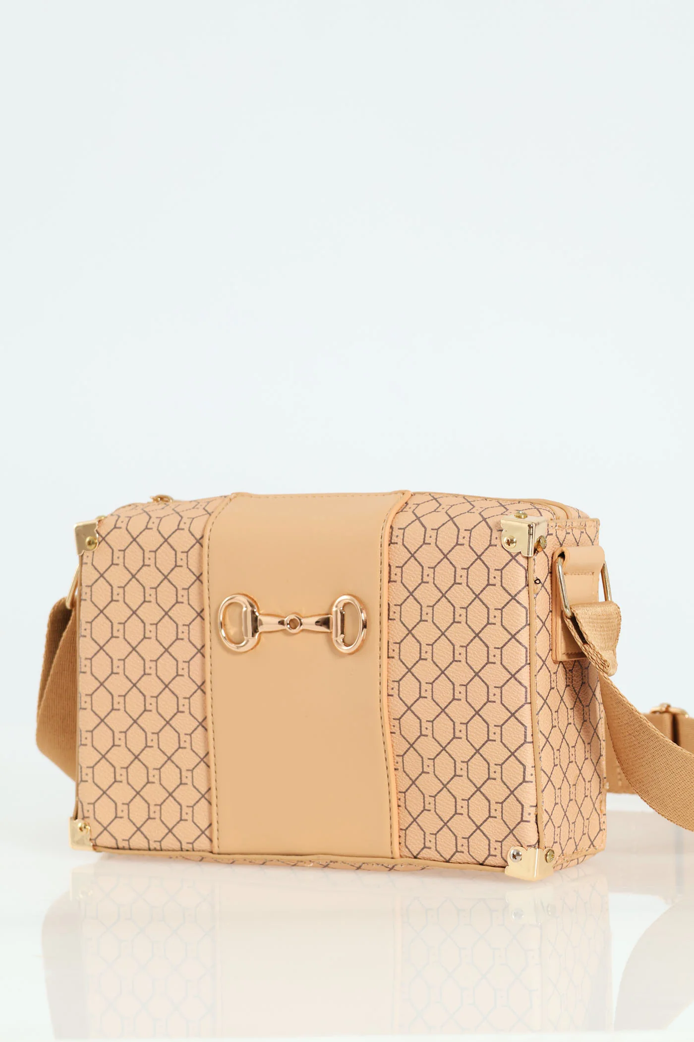Monogram Plaque Messenger Bag - Multi - Image 6