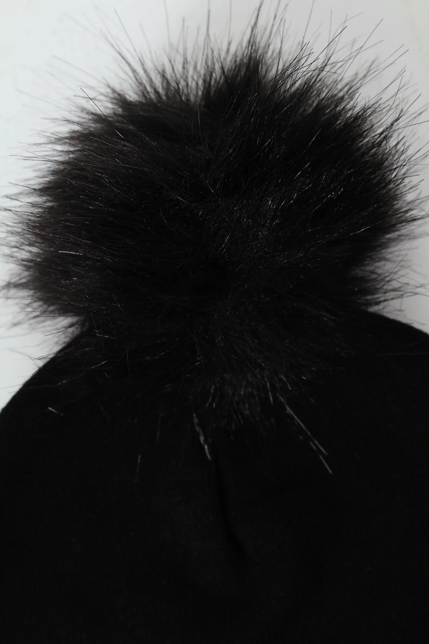 Monogram Pom Pom Beanie - Black - Image 3