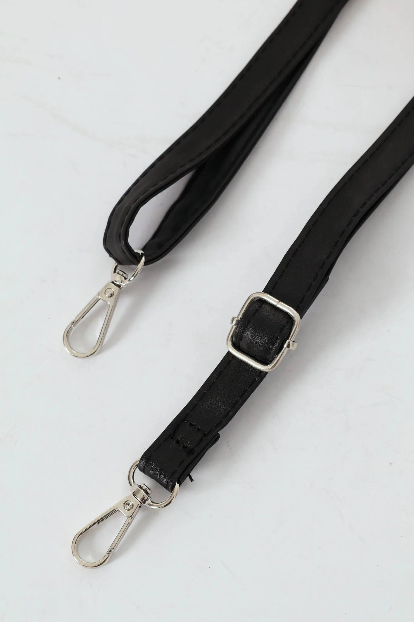 Monogram Satin Scarf Bow Charm Tote Bag - Black - Image 4