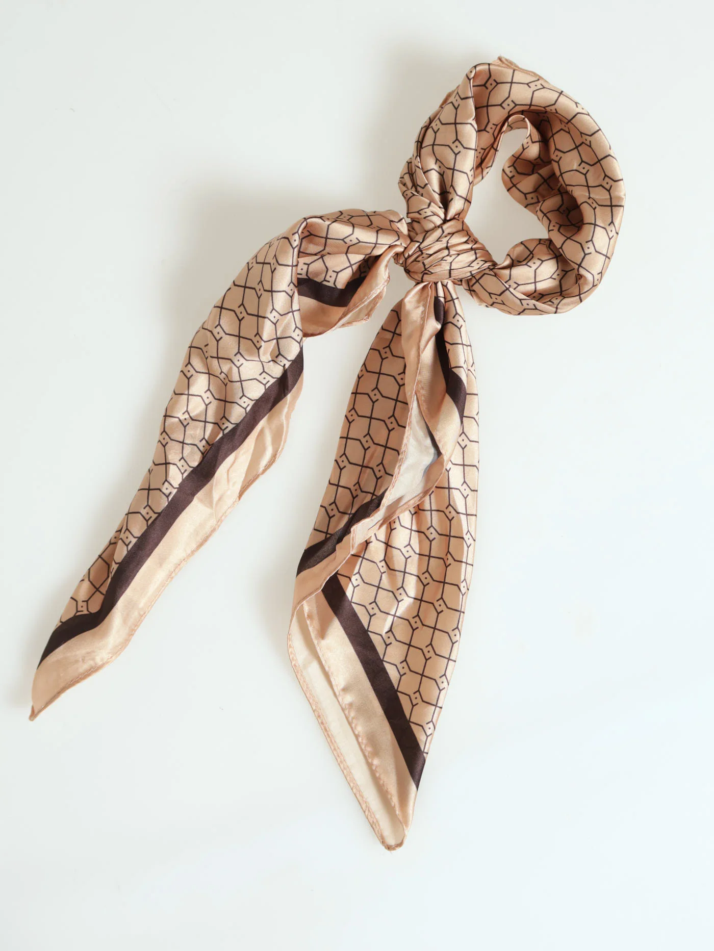 Monogram Satin Scarf